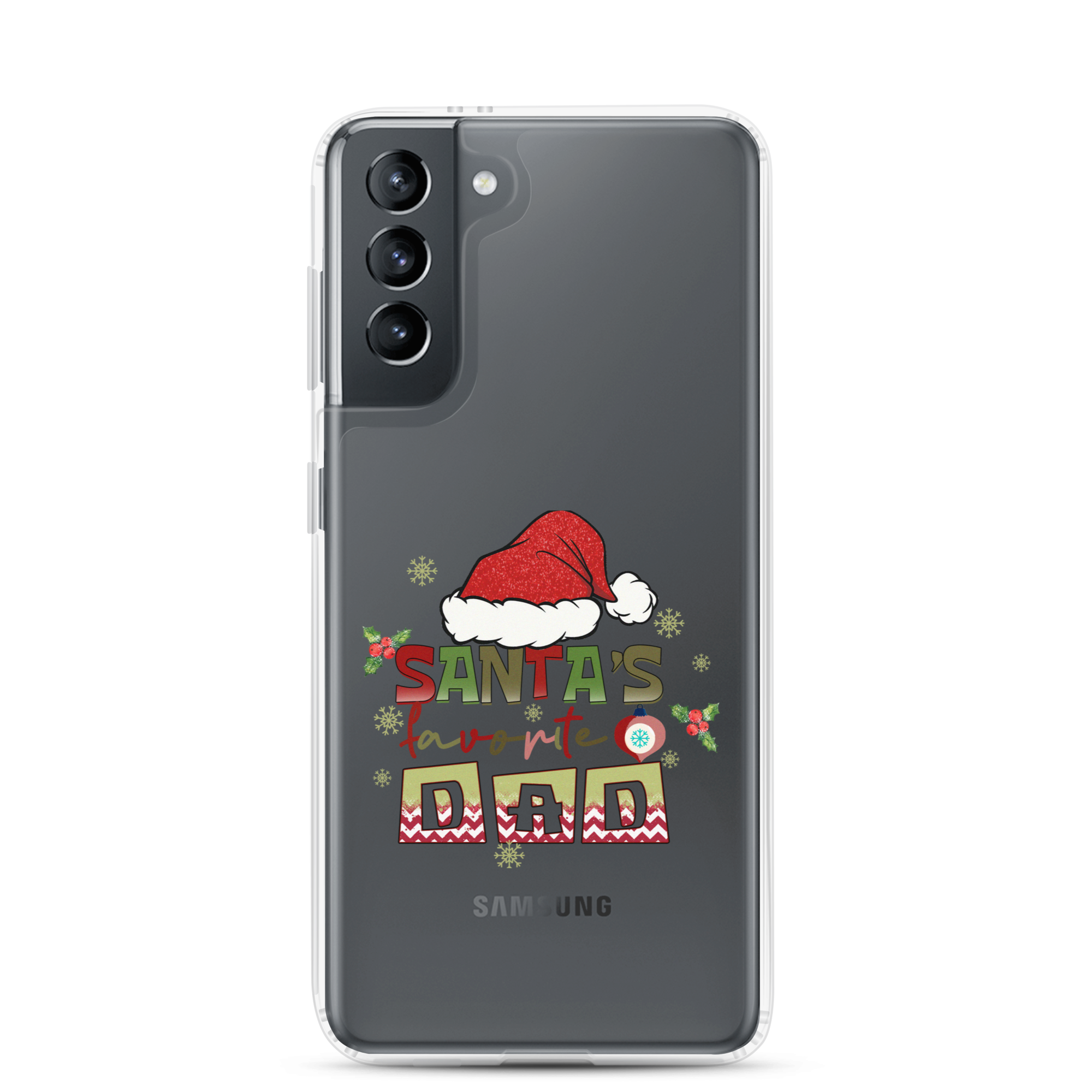 Santa's Favorite Dad Clear Case for Samsung®