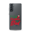 First Christmas As Dad Clear Case for Samsung®