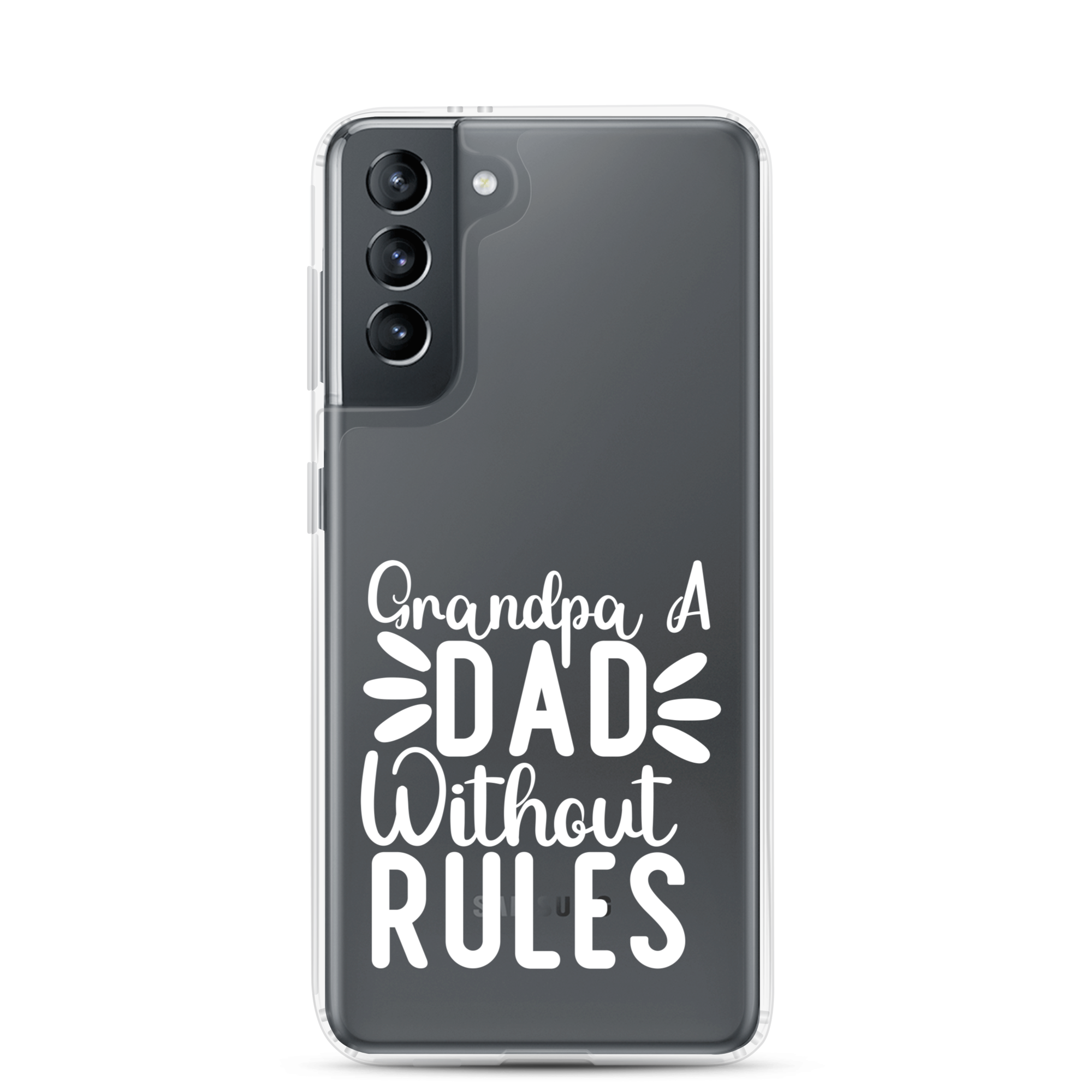 Grandpa A Dad Without Rules Clear Clear Case for Samsung®