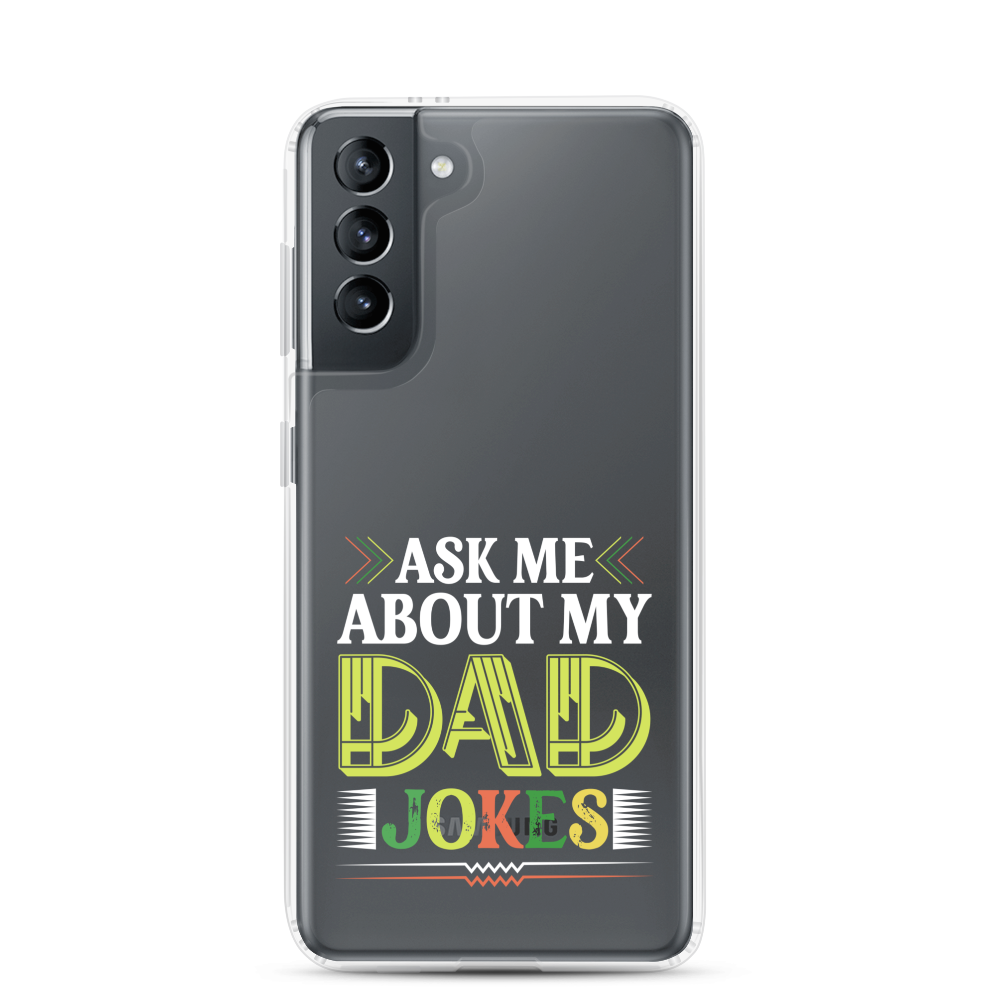 Ask Me About My Dad Jokes Clear Case for Samsung®