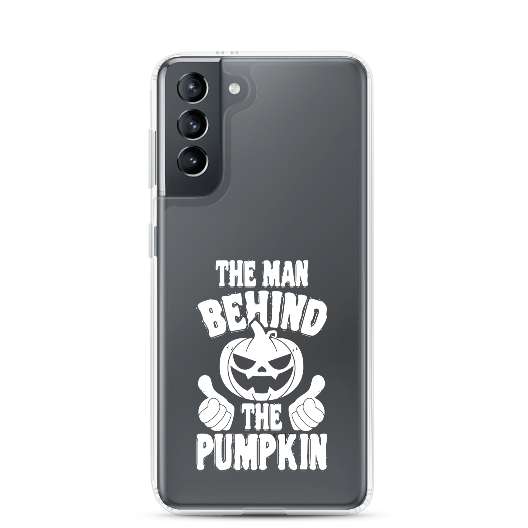 The Man Behind The Pumpkin Clear Case for Samsung®