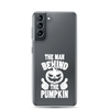 The Man Behind The Pumpkin Clear Case for Samsung®