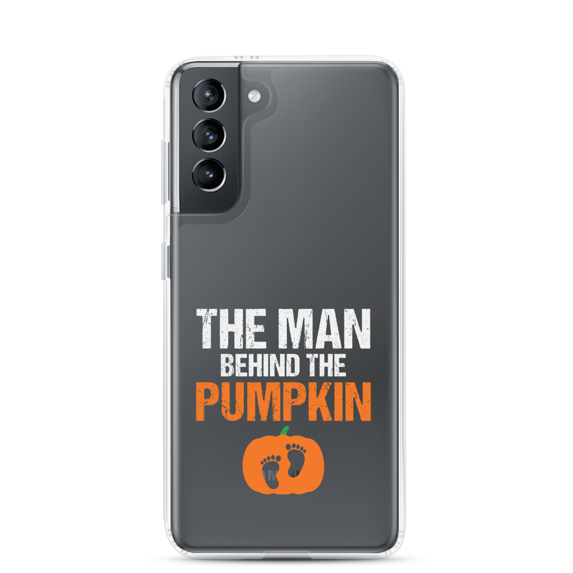 The Man Behind The Pumpkin Clear Case for Samsung®