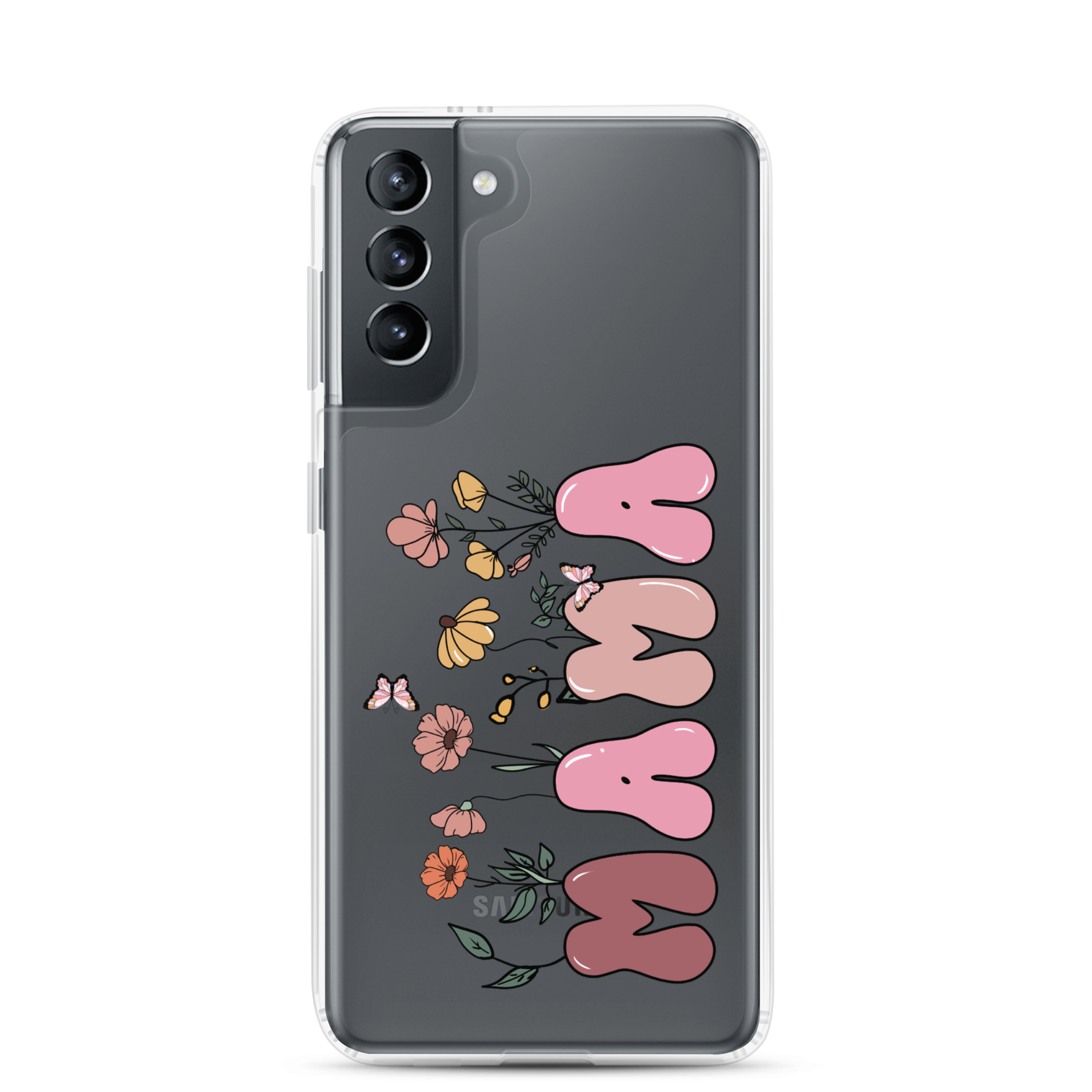 Floral Mama Clear Case for Samsung®