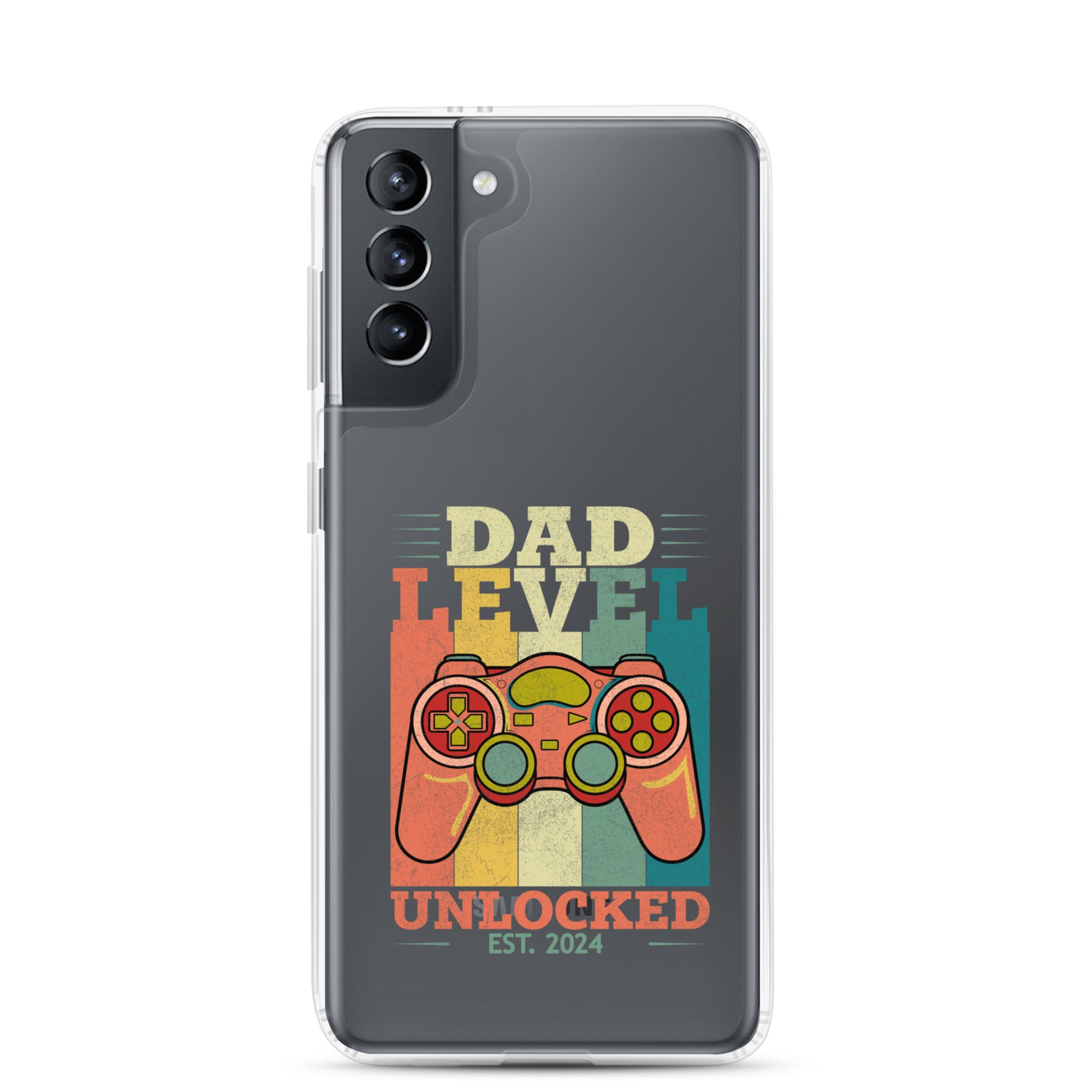 Dad Level Unlocked EST. 2024 Clear Case for Samsung®