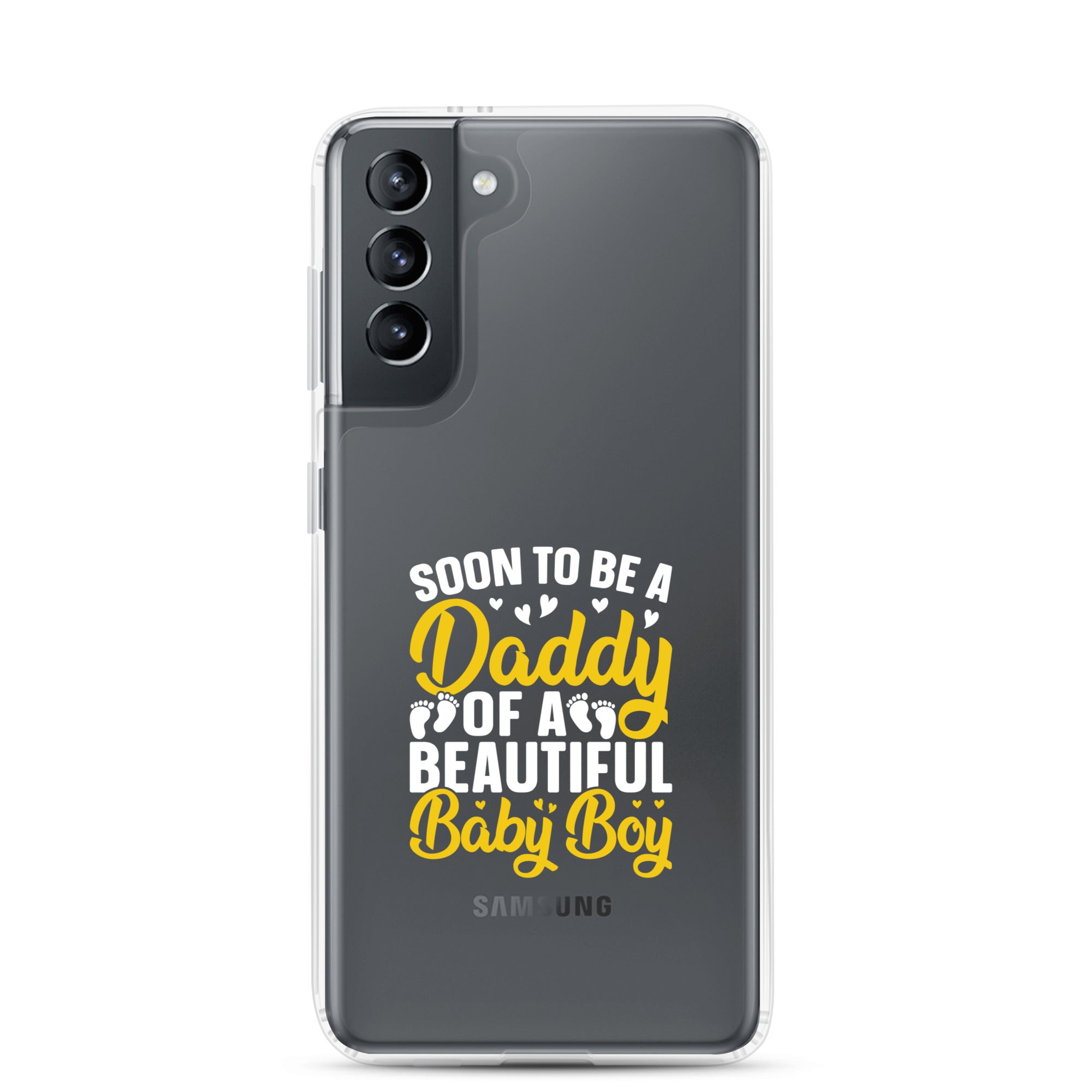 Soon To Be A Daddy For Boy Clear Case for Samsung®