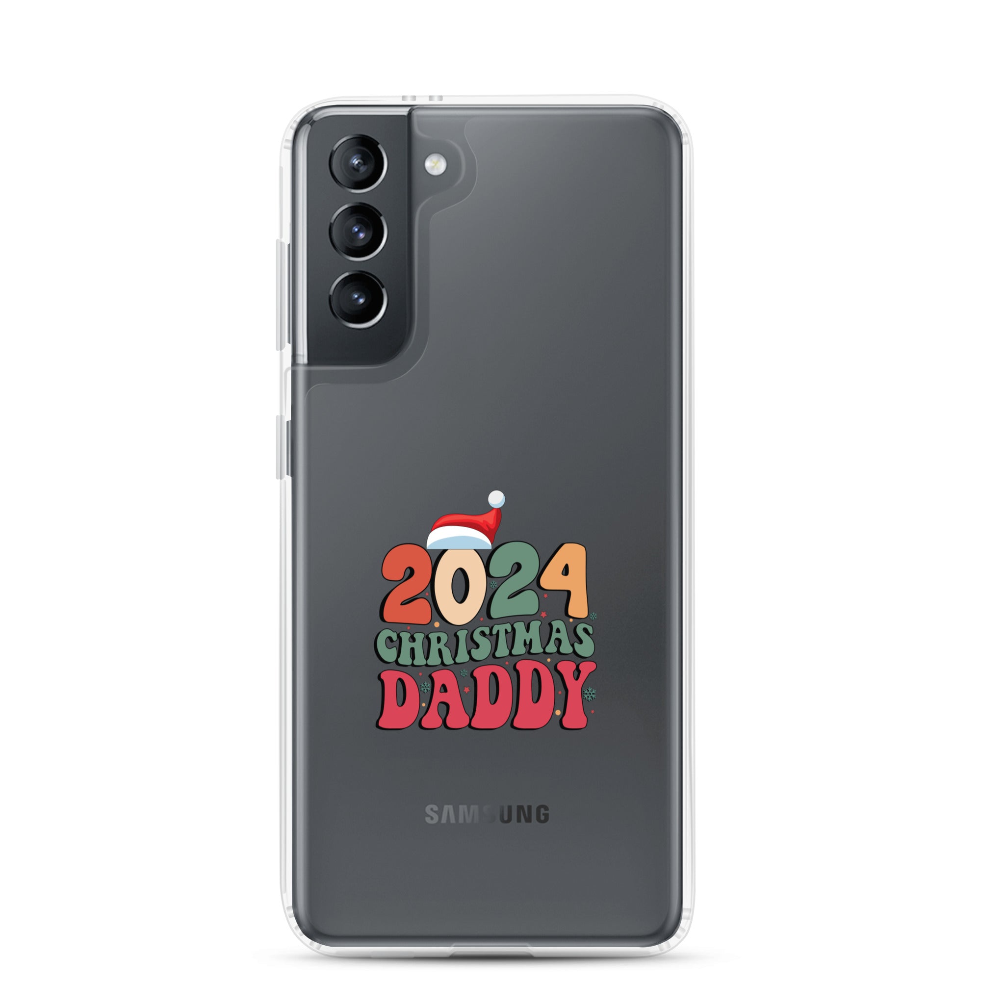 2024 Christmas Daddy Clear Case for Samsung®