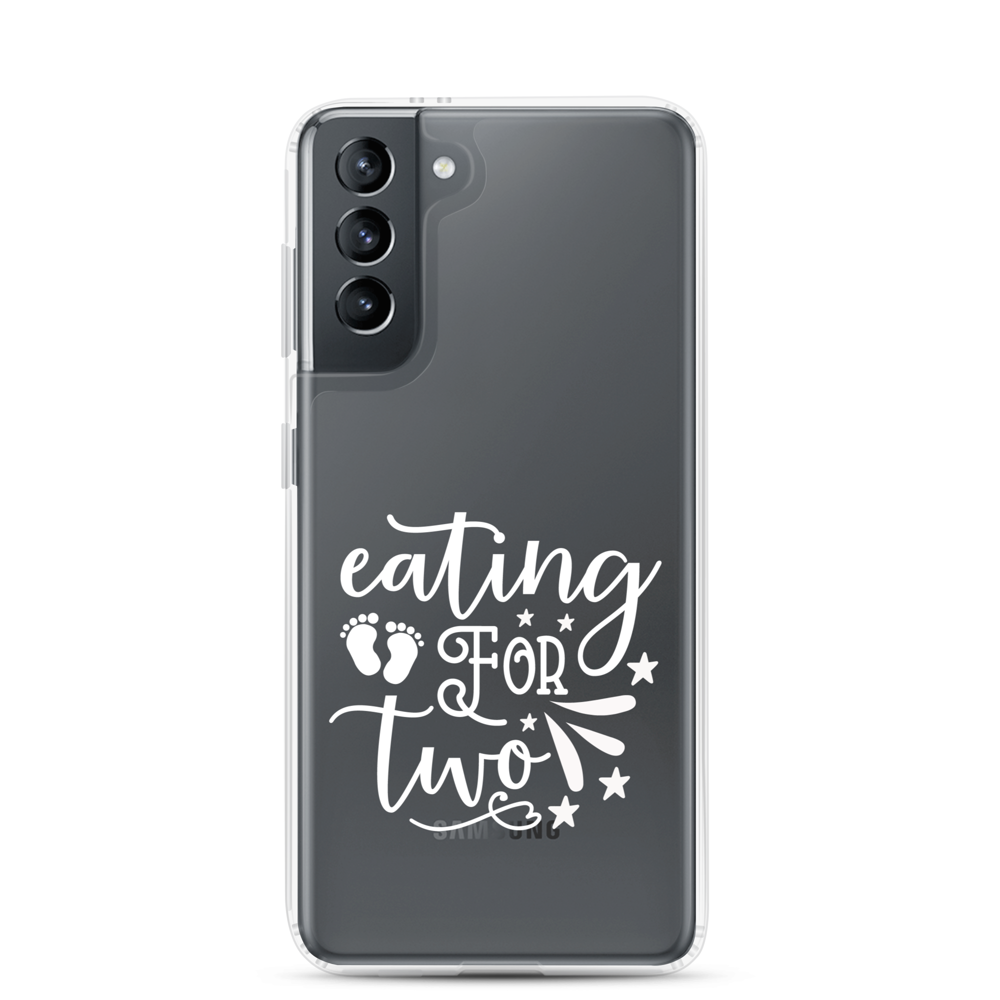 I'm Eating for Two Clear Case for Samsung®