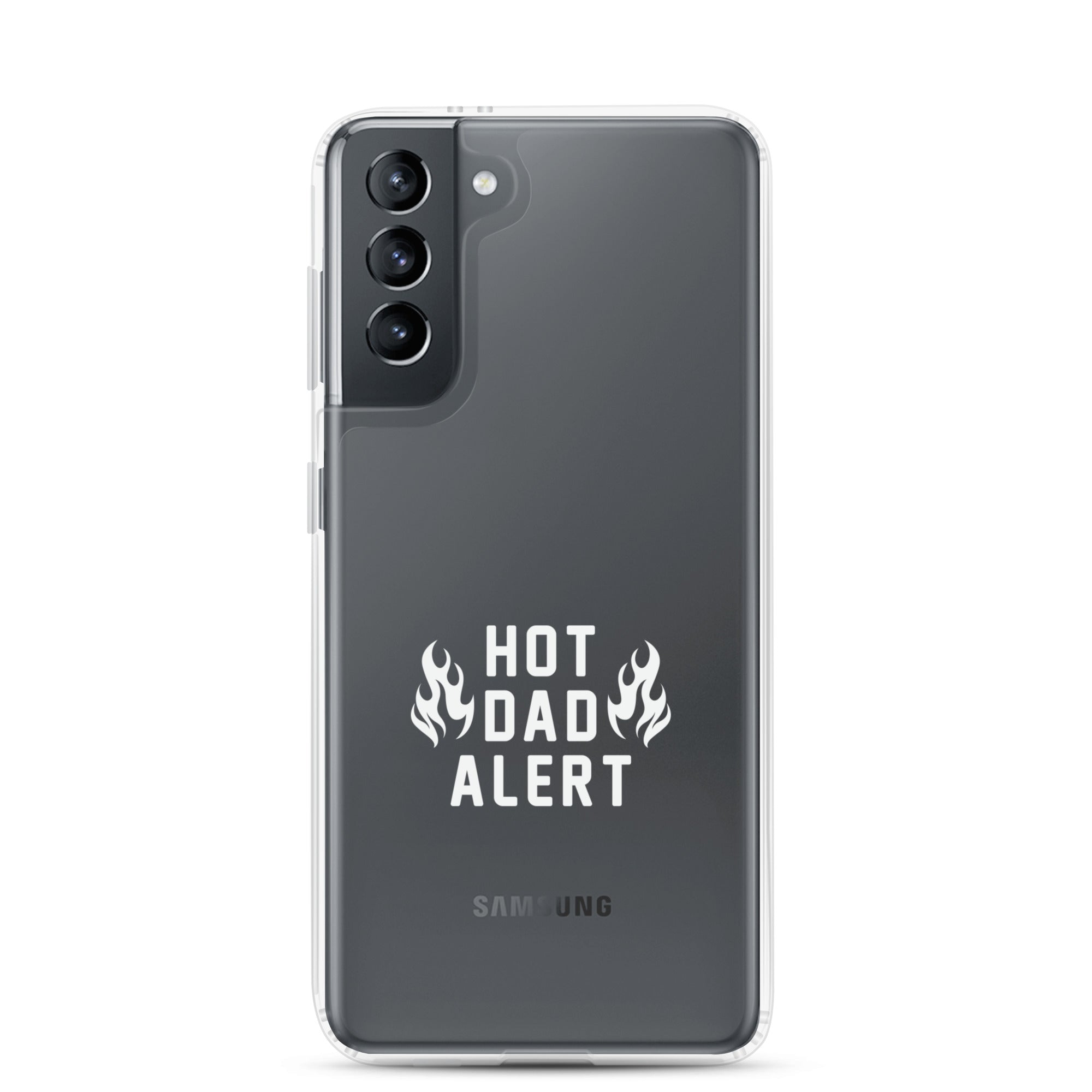 Hot Dad Alert Clear Case for Samsung®