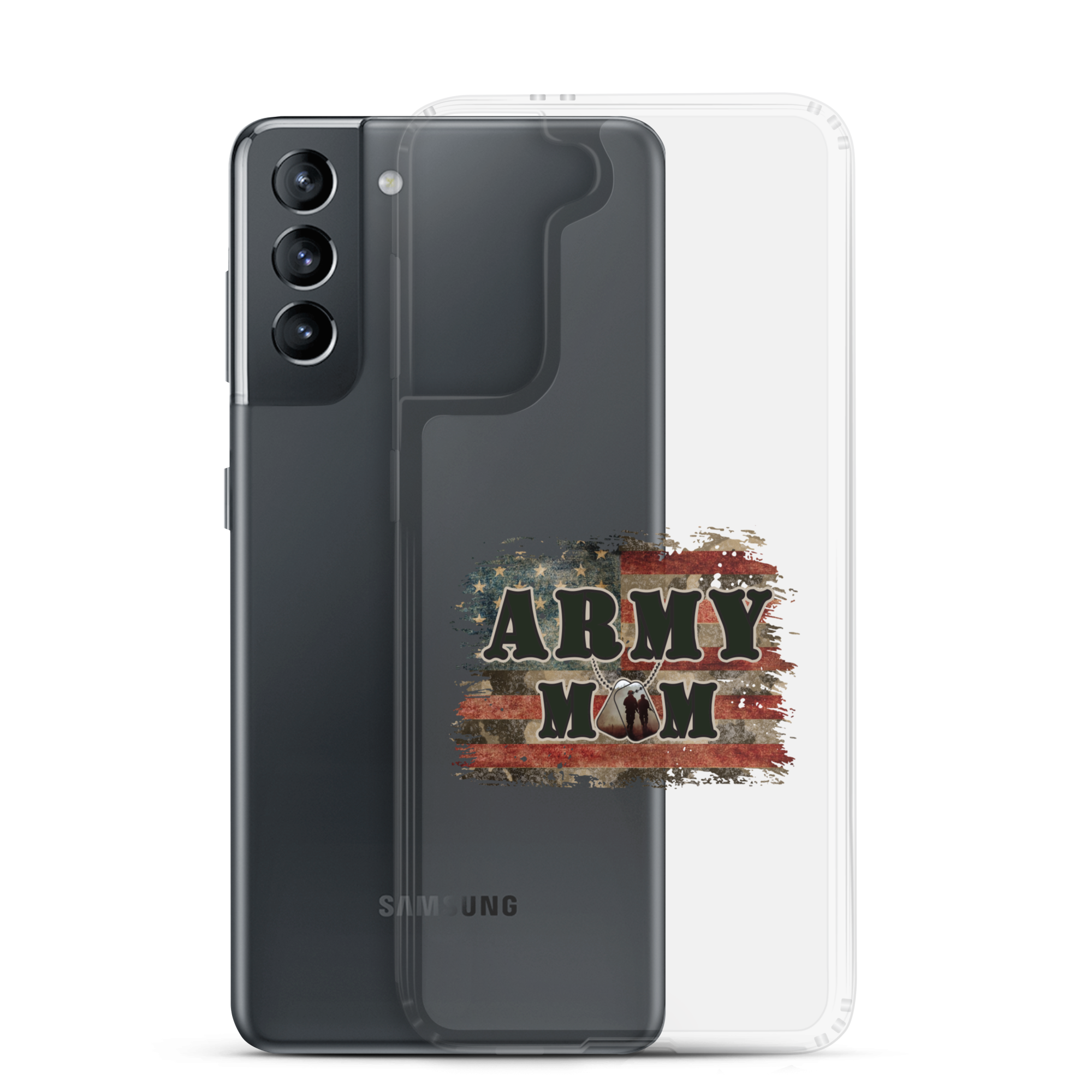 Army Mom Clear Case for Samsung®