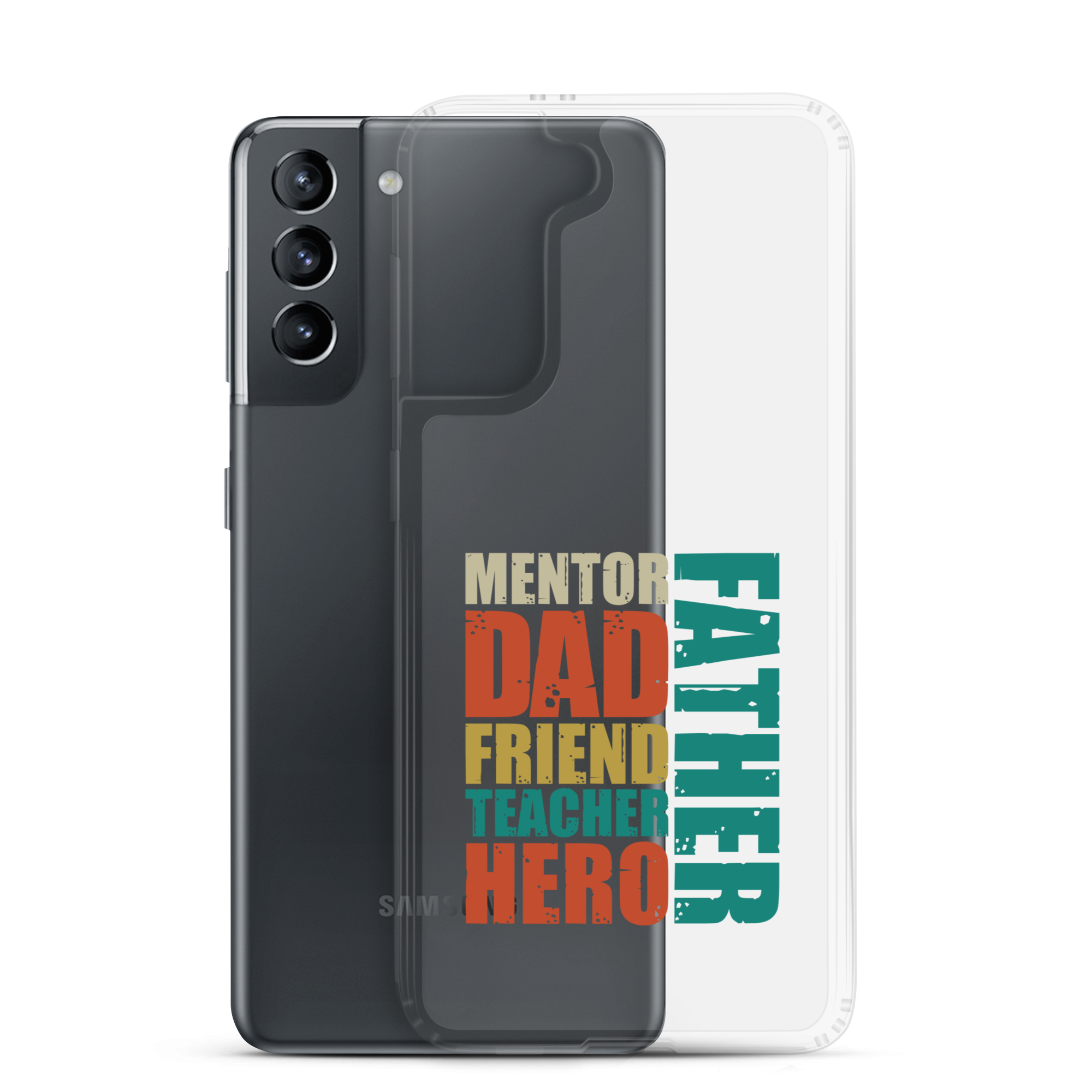 Mentor Dad Fiend Teacher Hero Father Clear Case for Samsung®