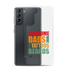 Awesome Dads Tattoos Beards Clear Case for Samsung®