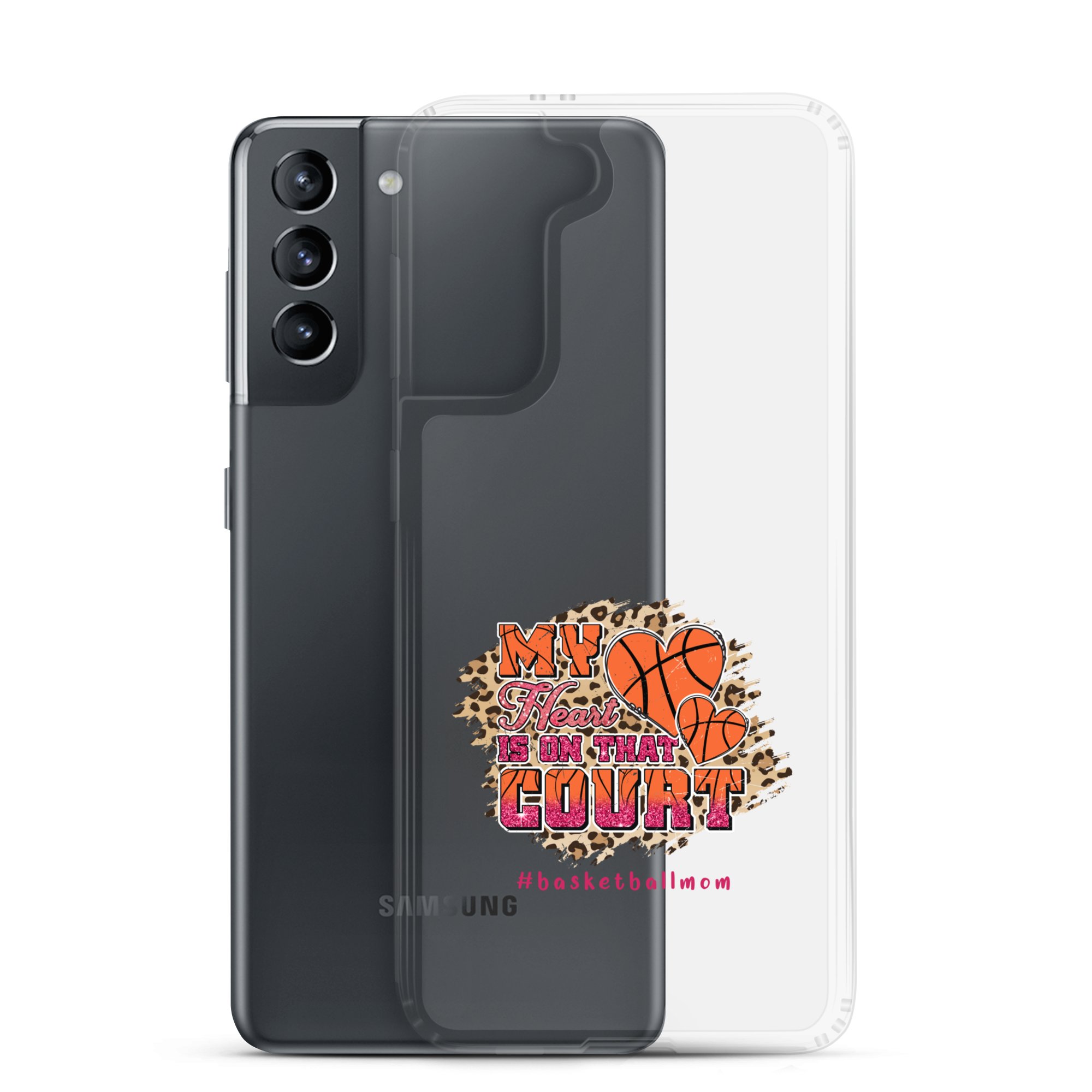 My Heart Is On That Court Clear Case for Samsung®