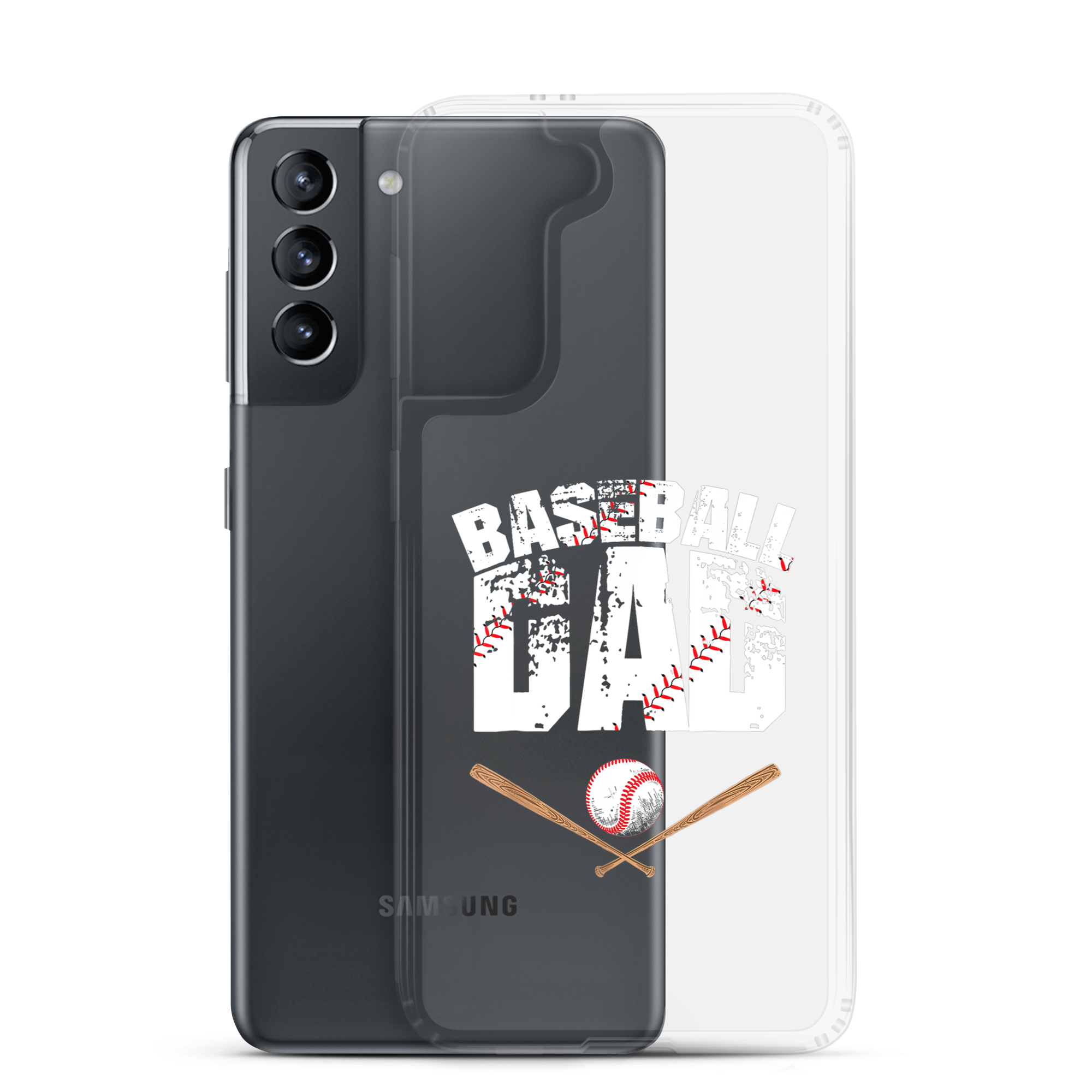 Baseball Dad Clear Case for Samsung®