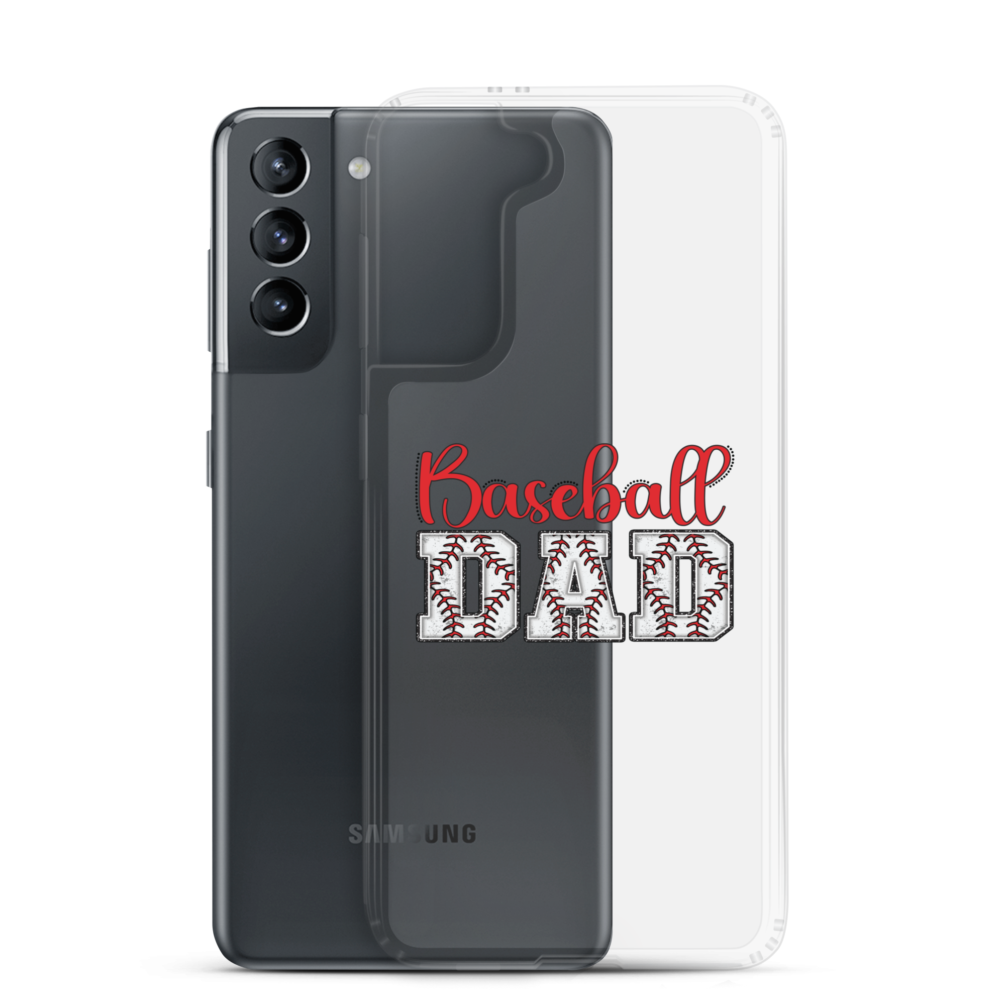 Baseball Dad Clear Case for Samsung®