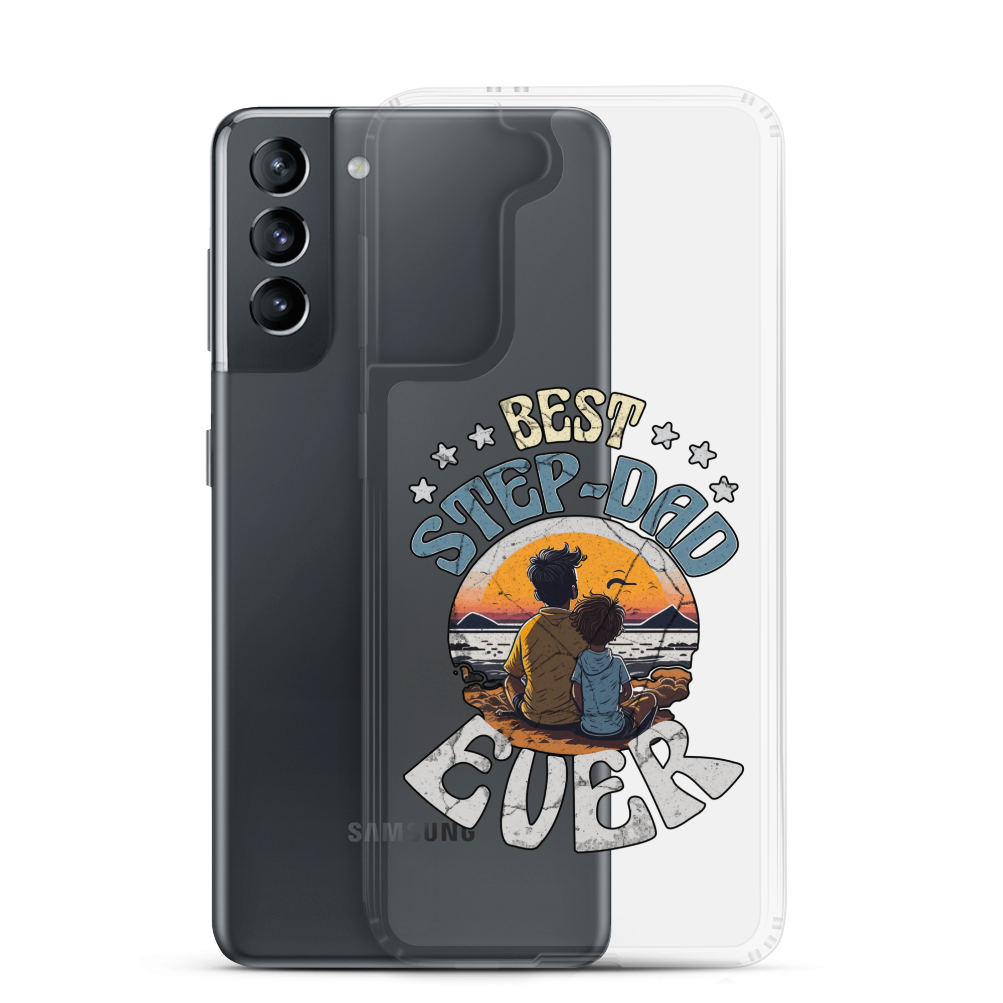 Best Step-Dad Ever Clear Case for Samsung®