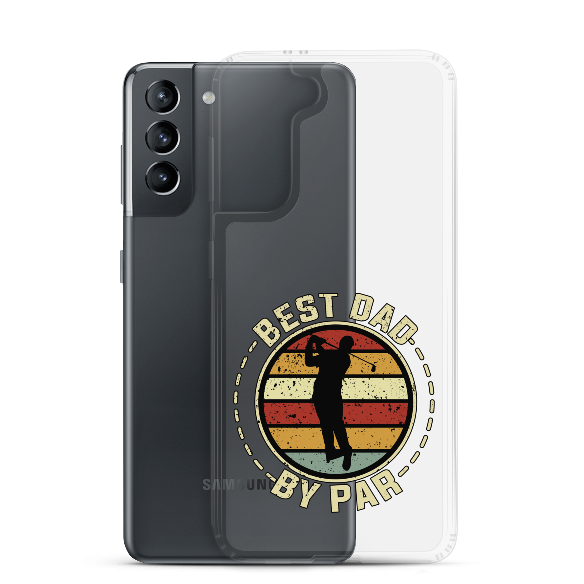 Best Dad By Par Clear Case for Samsung®