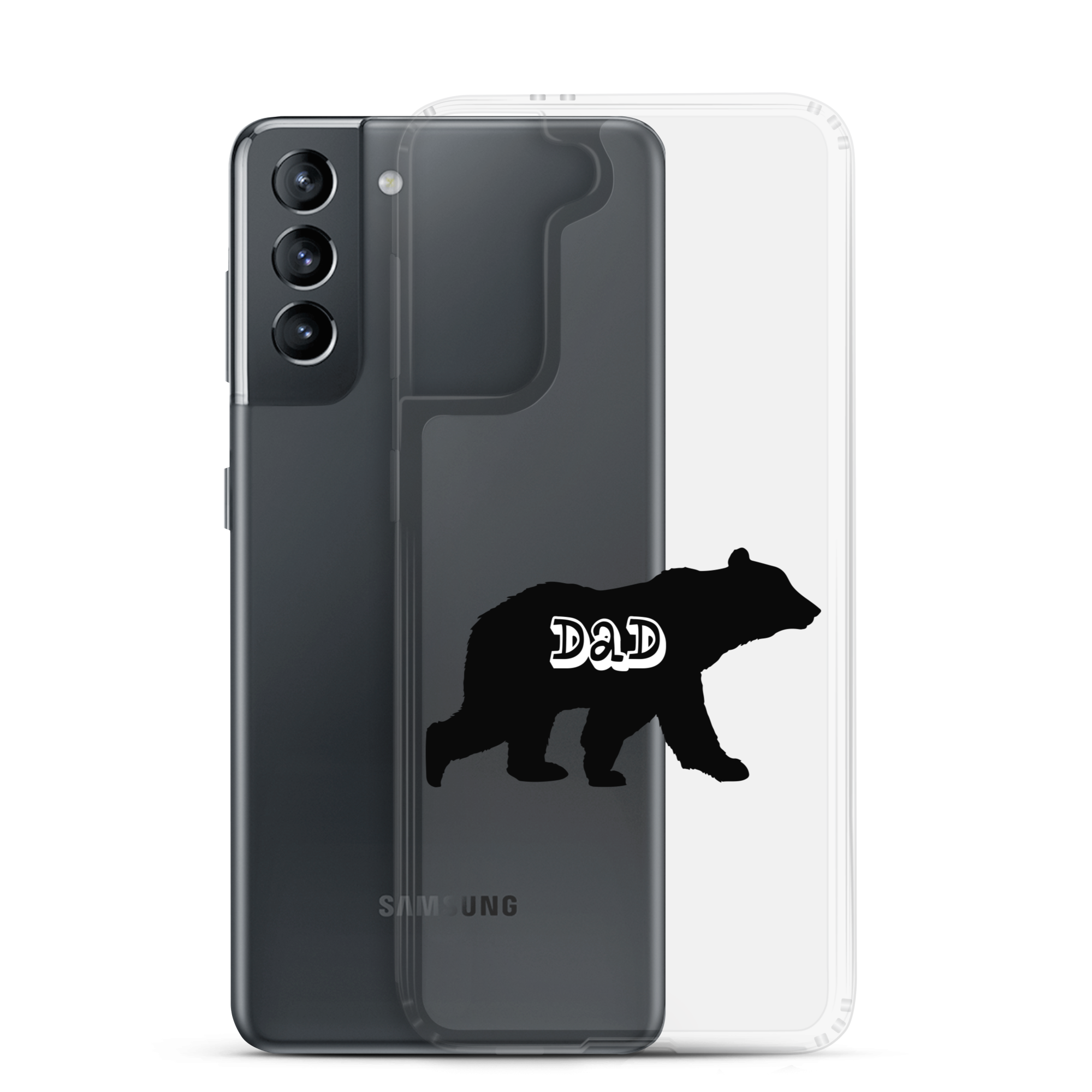 Bear Dad Clear Case for Samsung®