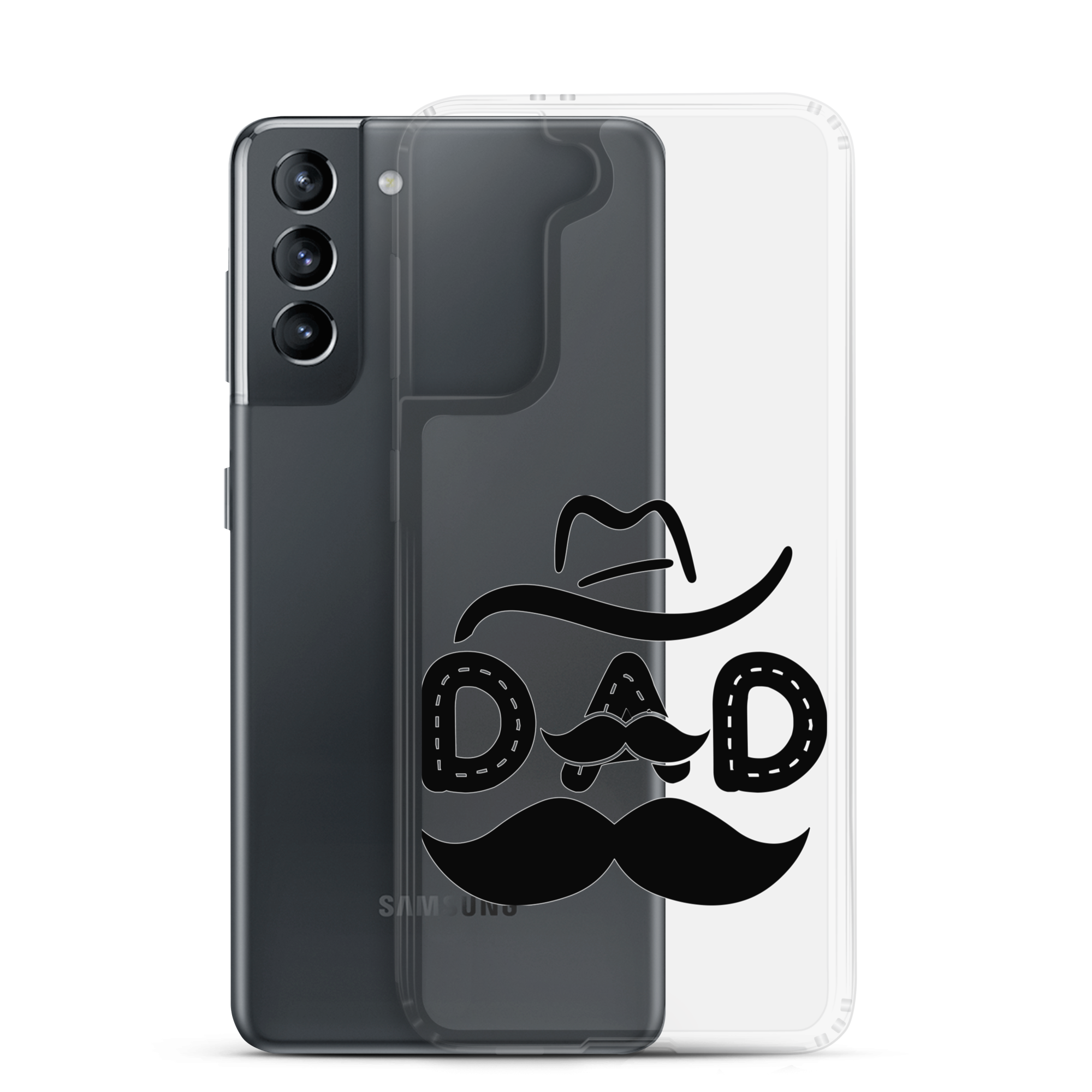 Dad Cowboy Clear Case for Samsung®