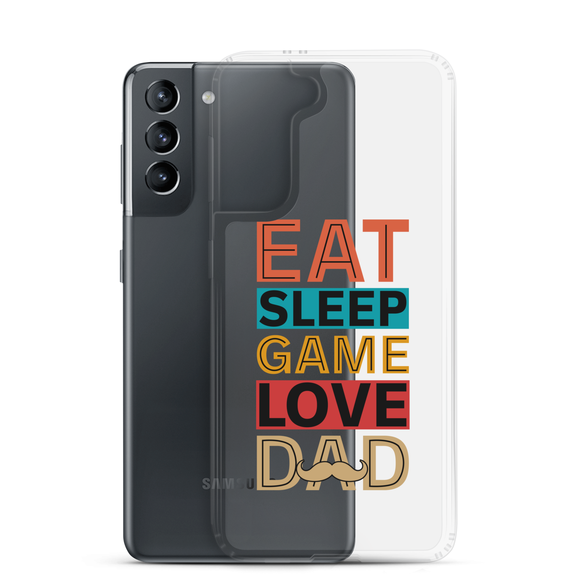 Eat Sleep Game Love Dad Clear Case for Samsung®