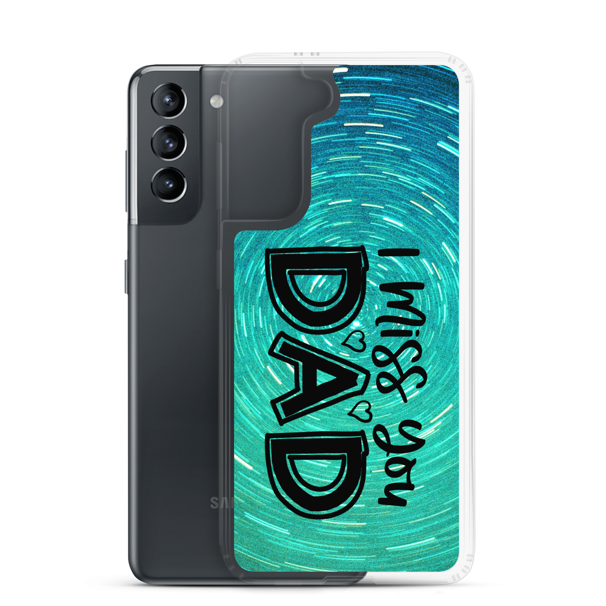 I Miss You Dad Clear Case for Samsung®