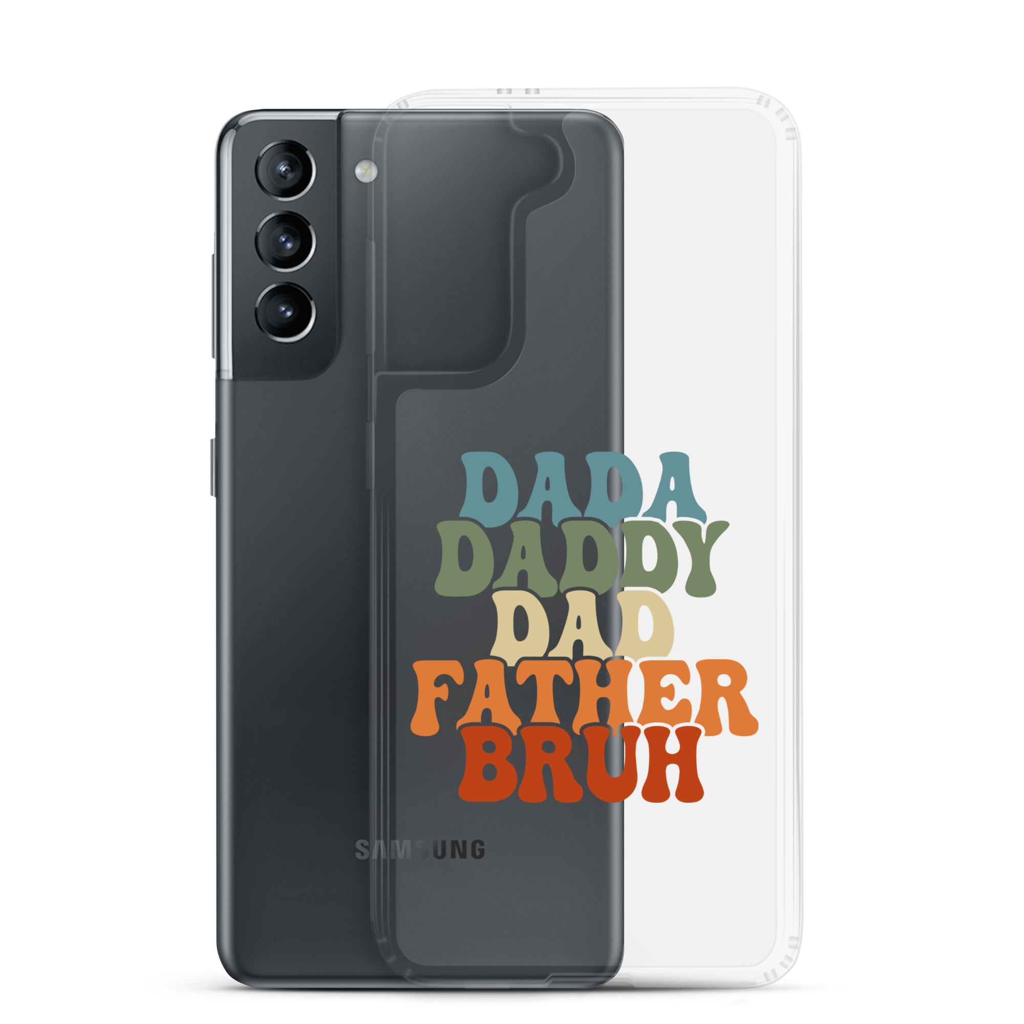 Dada Daddy Dad Father Bruh Clear Case for Samsung®