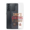 Dad's Camping T-Shirt Clear Case for Samsung®