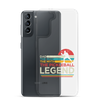 Dad The Man The Myth The Pickleball Legend Clear Case for Samsung®