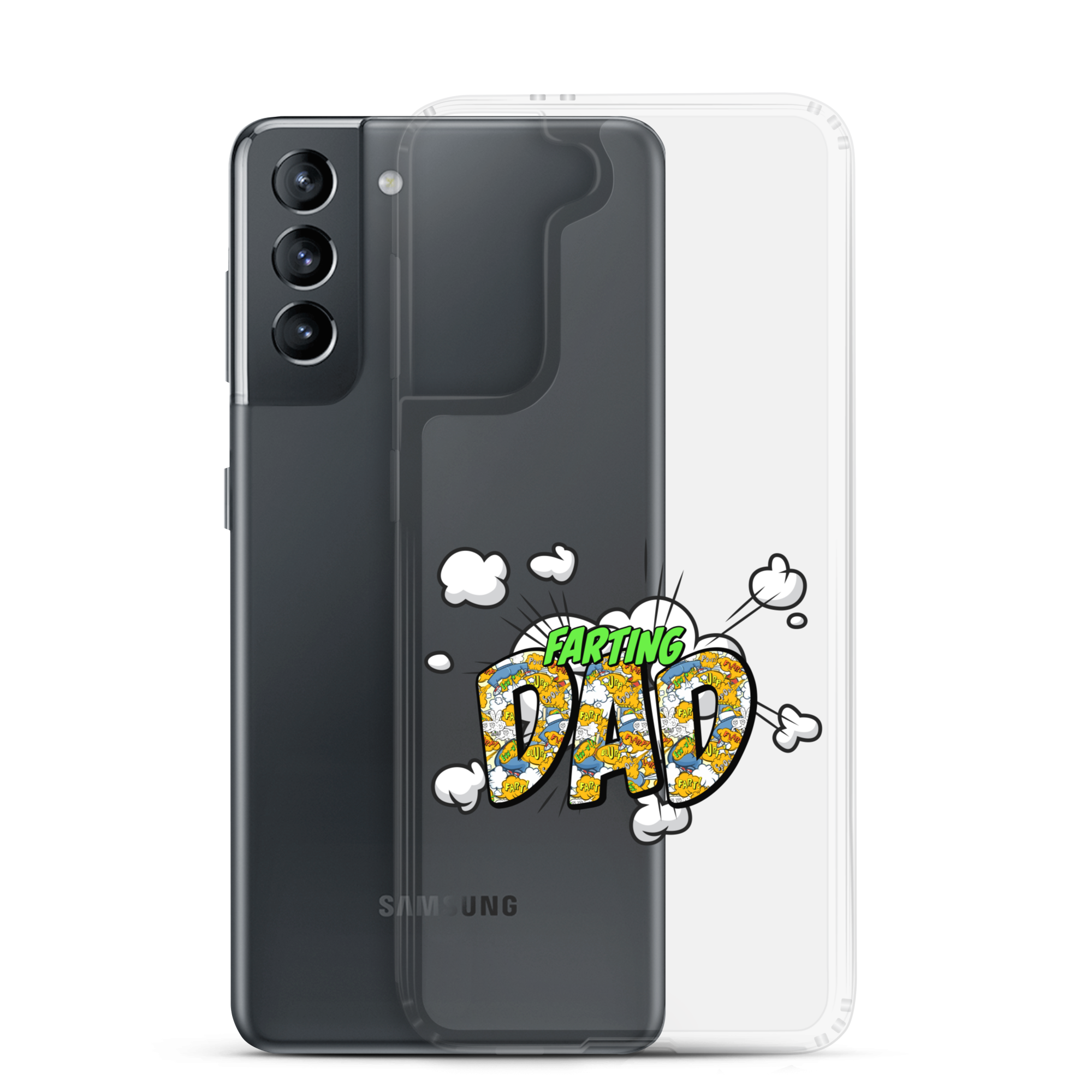 Farting Dad Clear Case for Samsung®