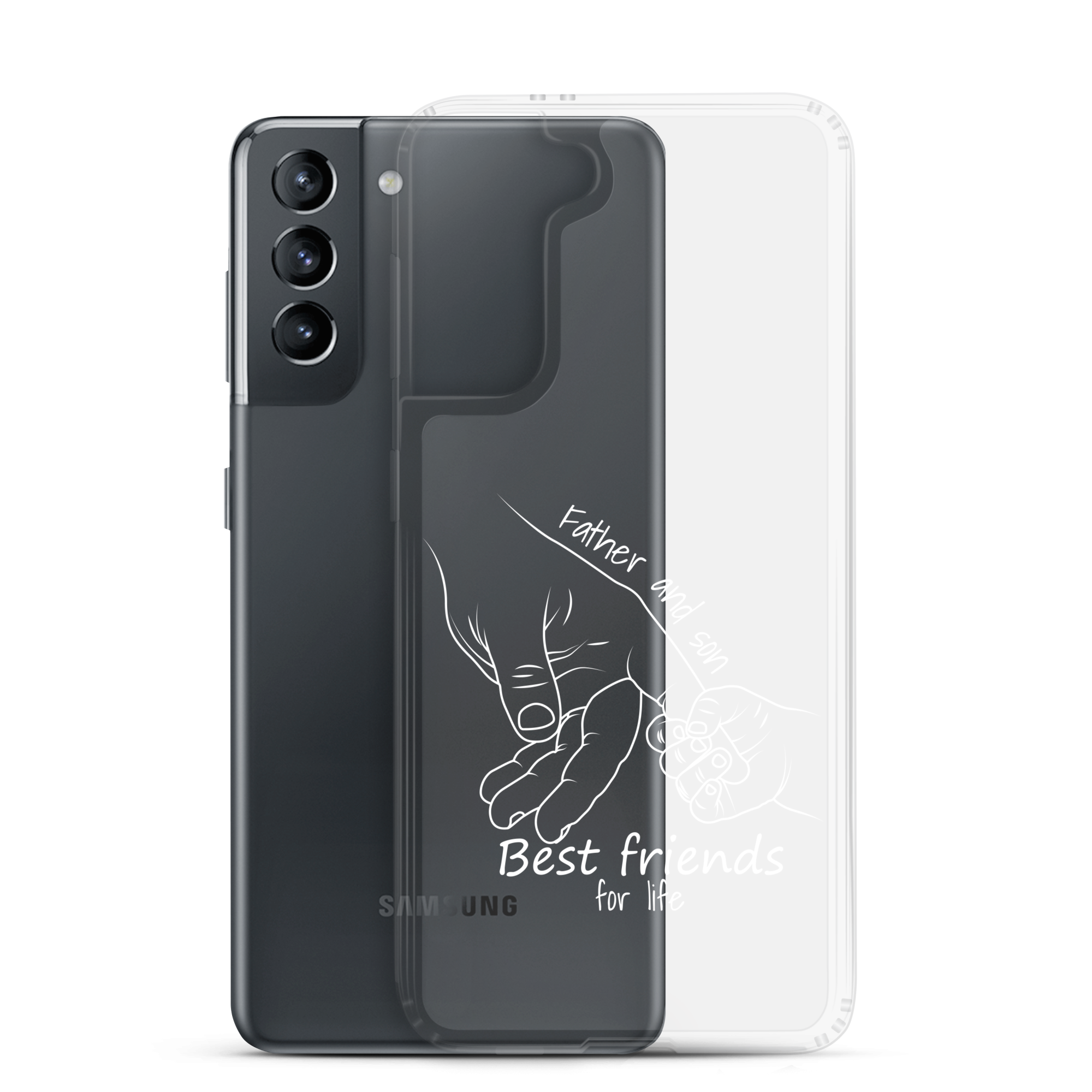 Father And Son Best Friends For Life Clear Case for Samsung®