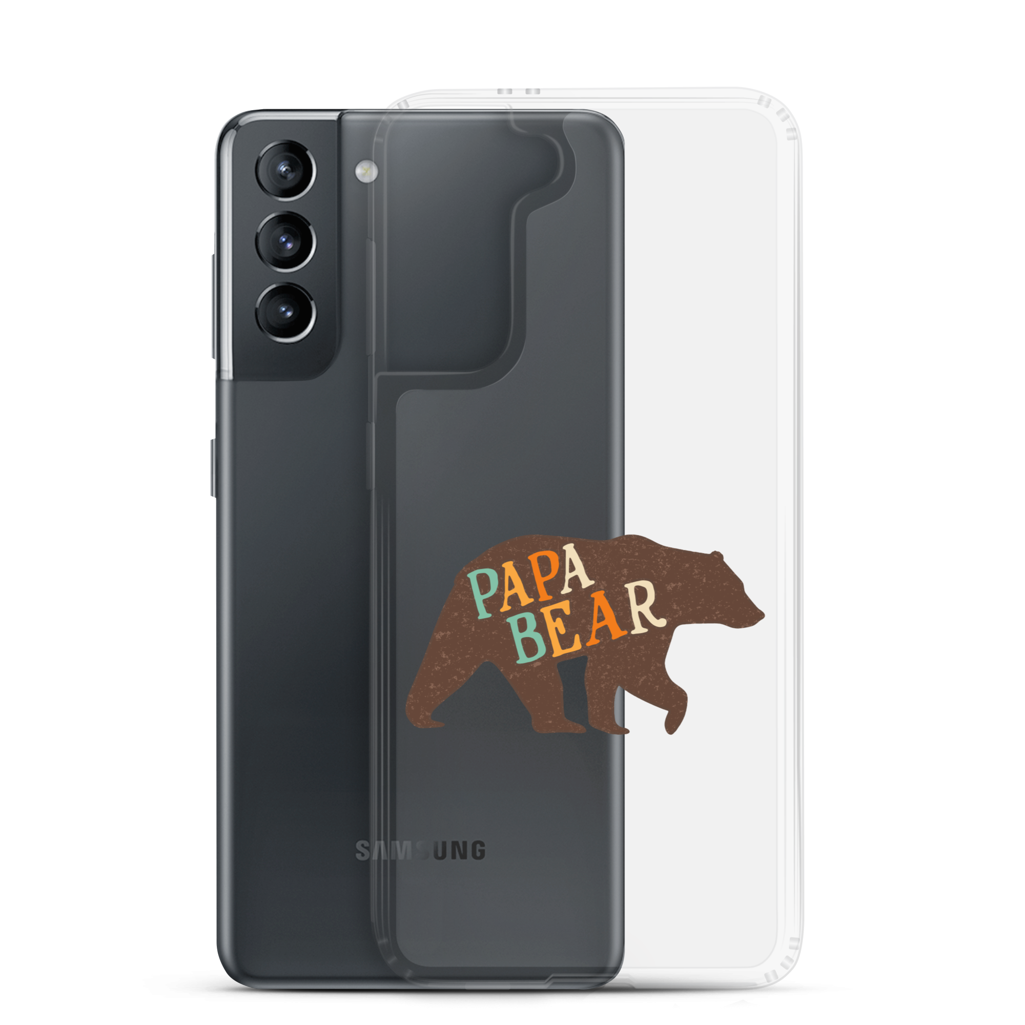 Papa Bear Clear Case for Samsung®