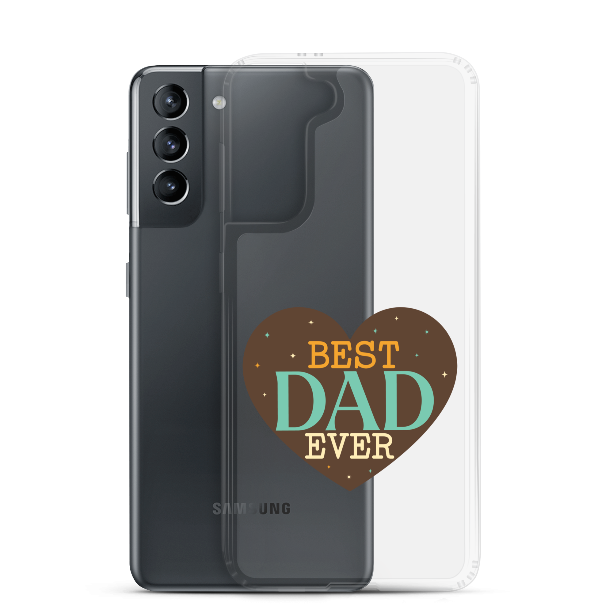 Best Dad Ever Clear Case for Samsung®