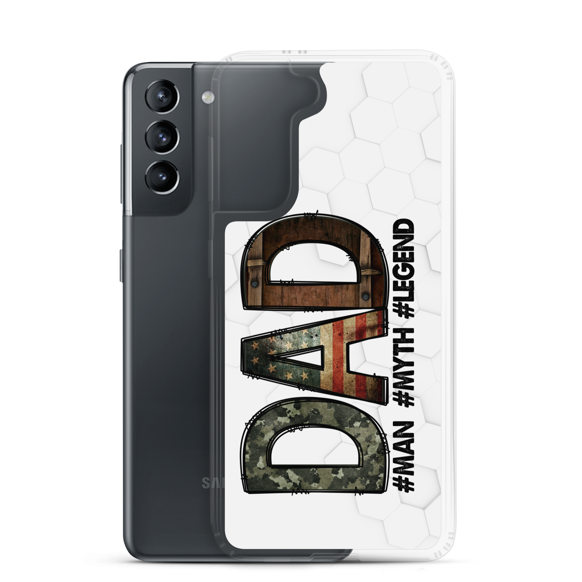 Dad #Man #Myth #Legend Clear Case for Samsung®