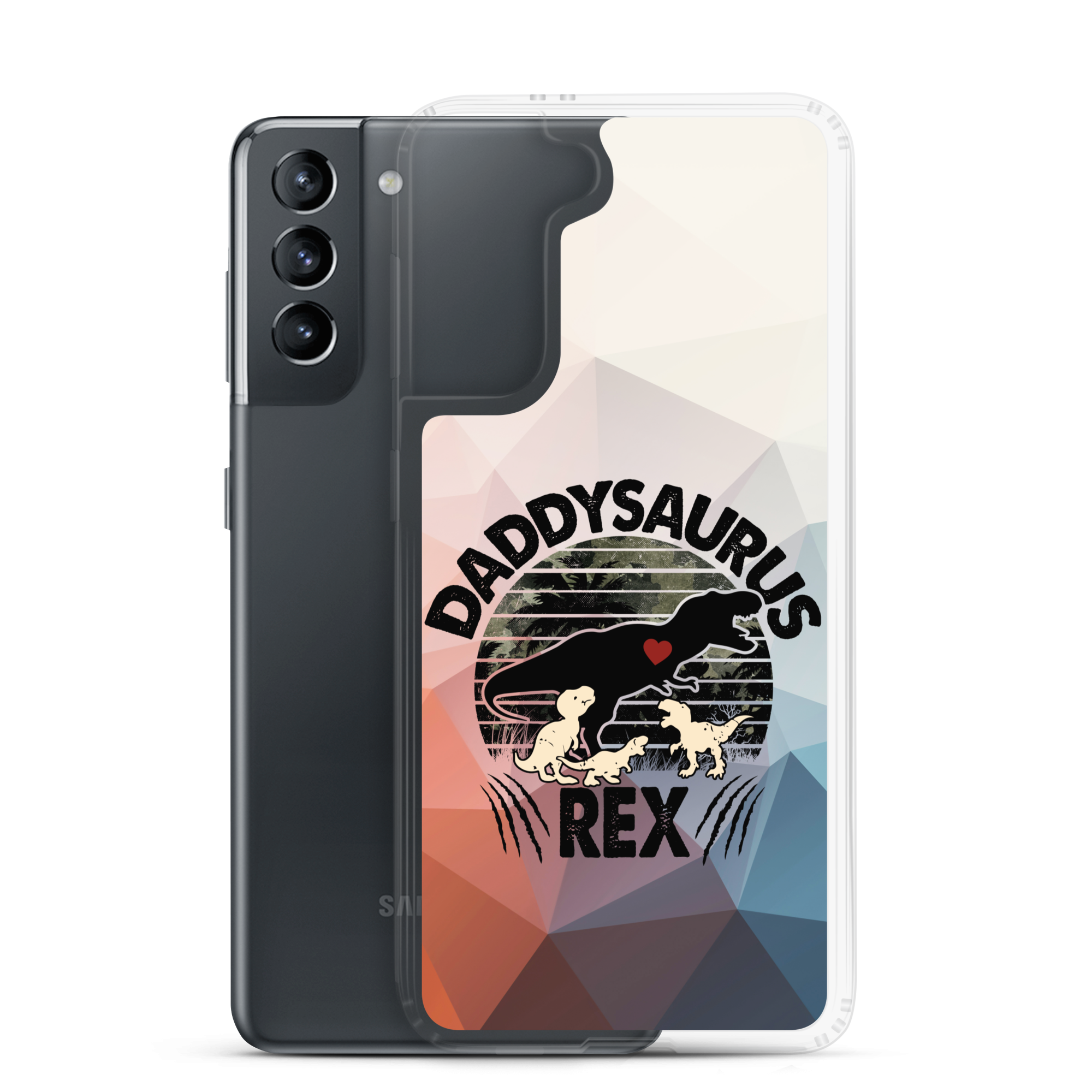 Daddysaurus Rex Clear Case for Samsung®