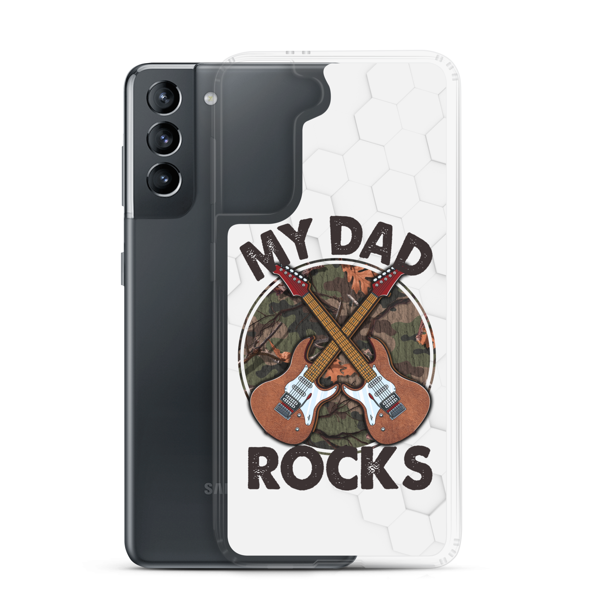 My Dad Rocks Clear Case for Samsung®