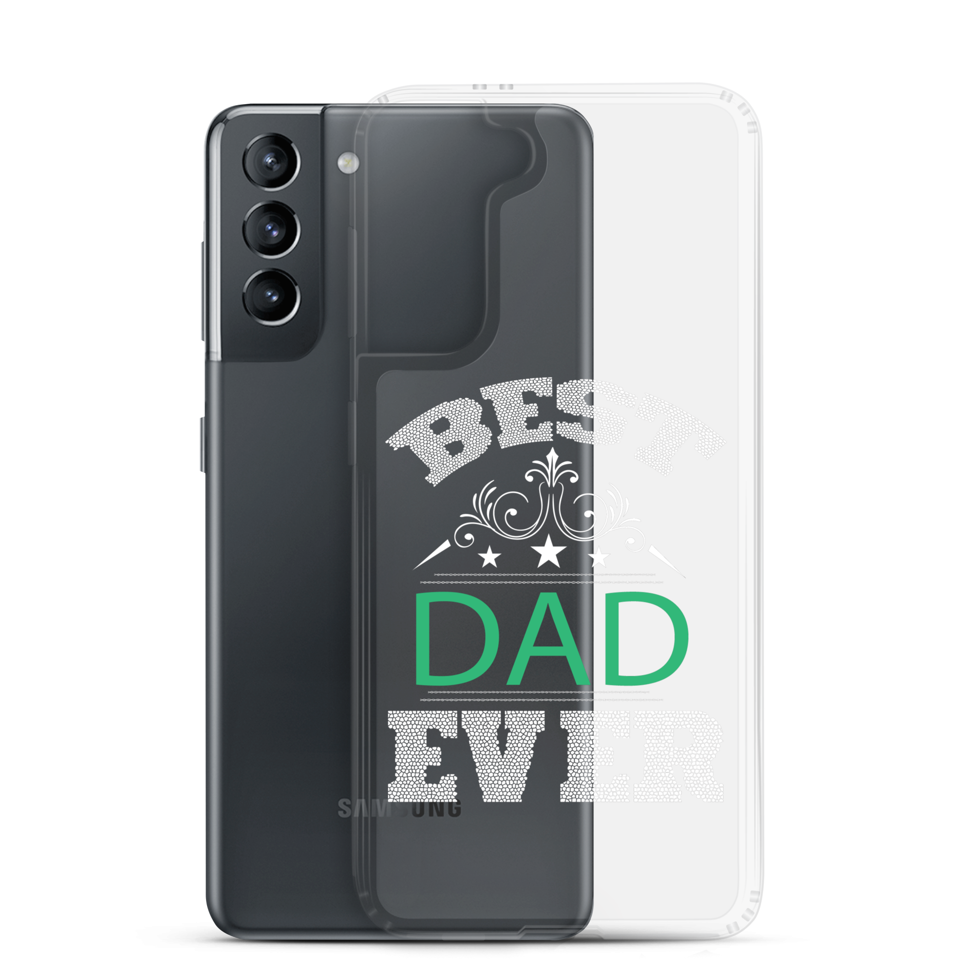 Best Dad Ever Clear Case for Samsung®