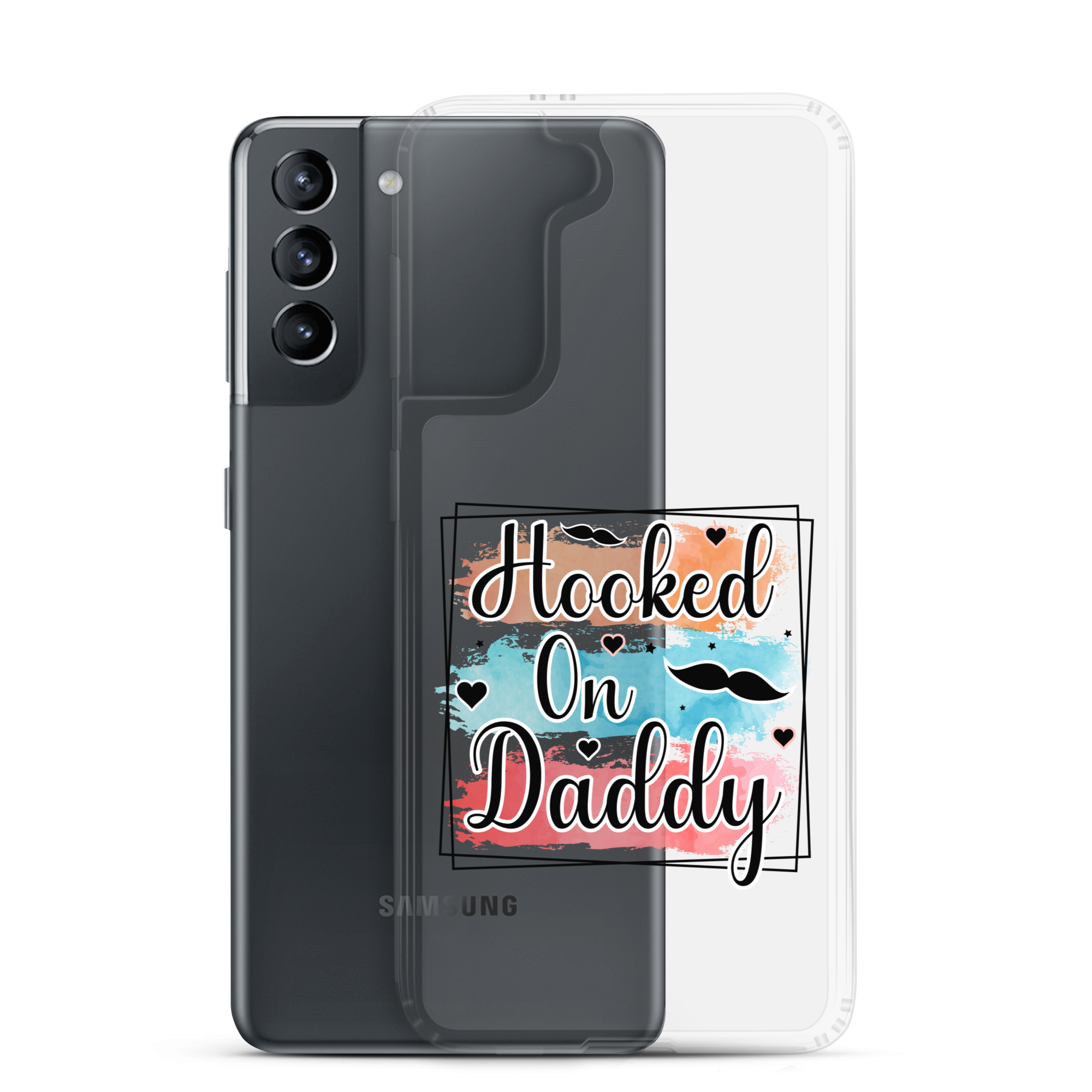 Hooked On Daddy Clear Case for Samsung®