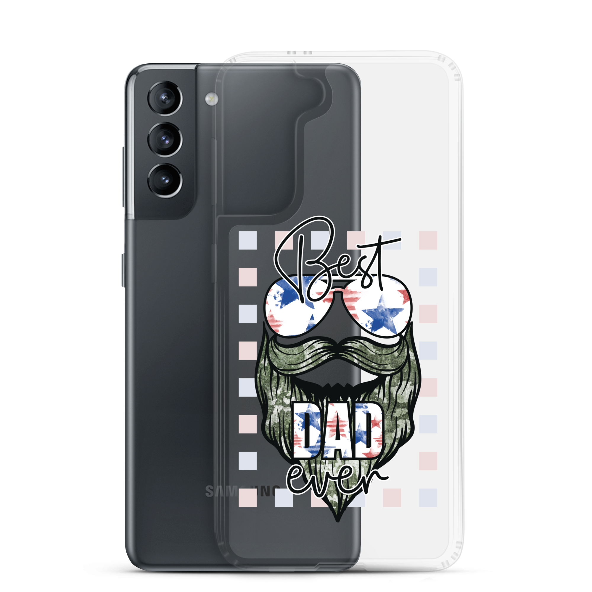 Best Dad Ever Clear Case for Samsung®