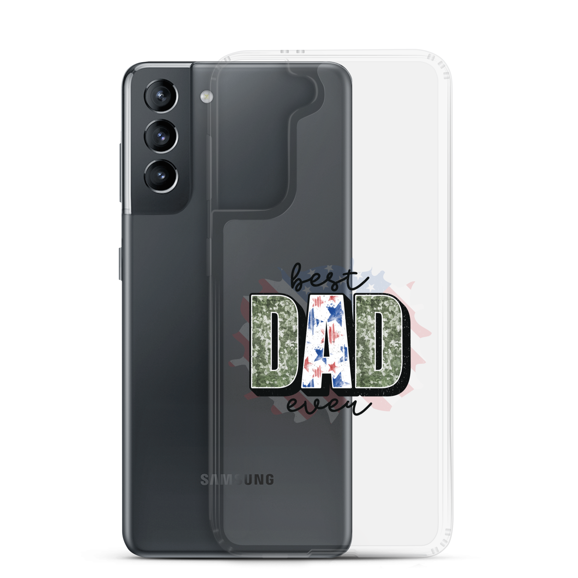 Best Dad Ever Clear Case for Samsung®