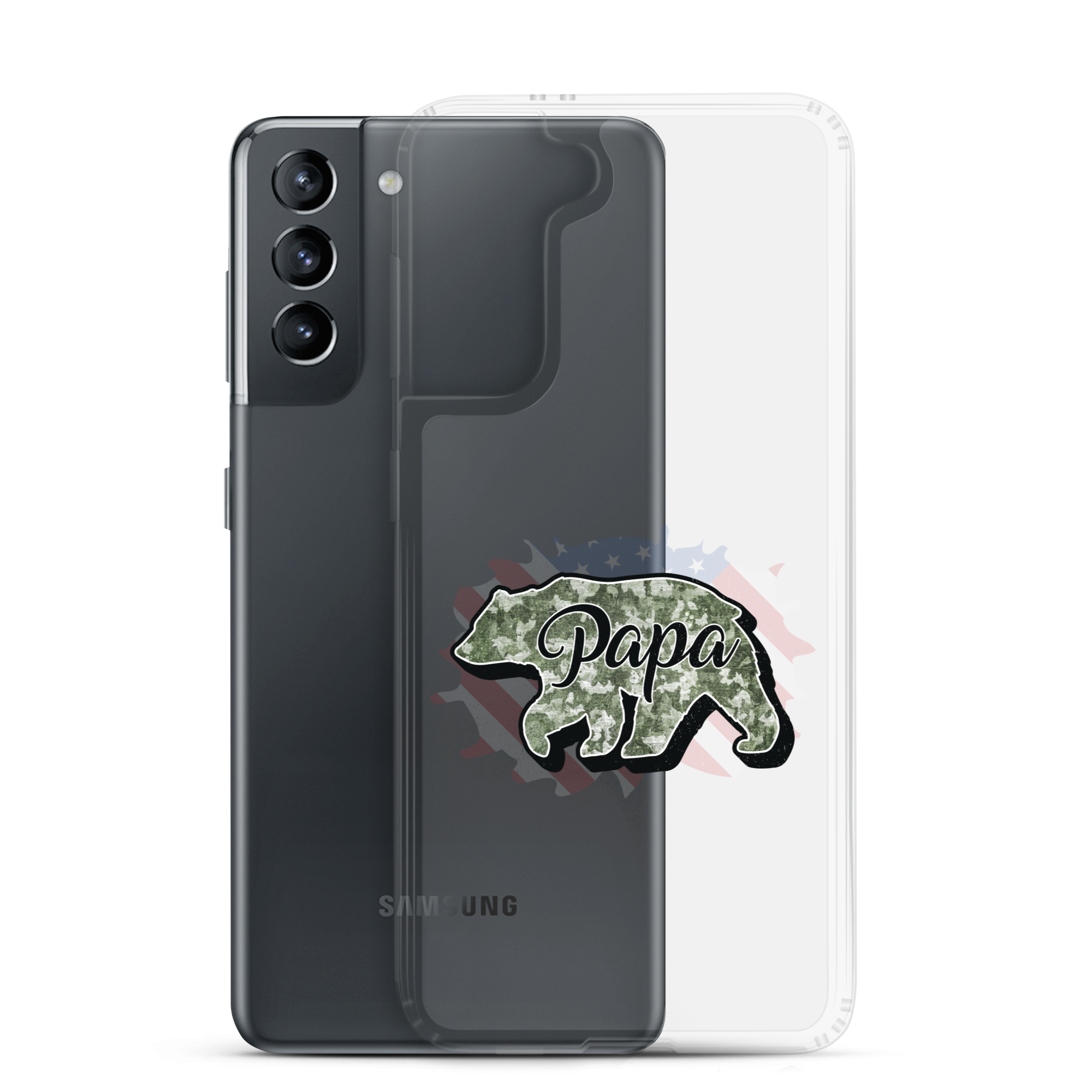 Bear Papa Clear Case for Samsung®