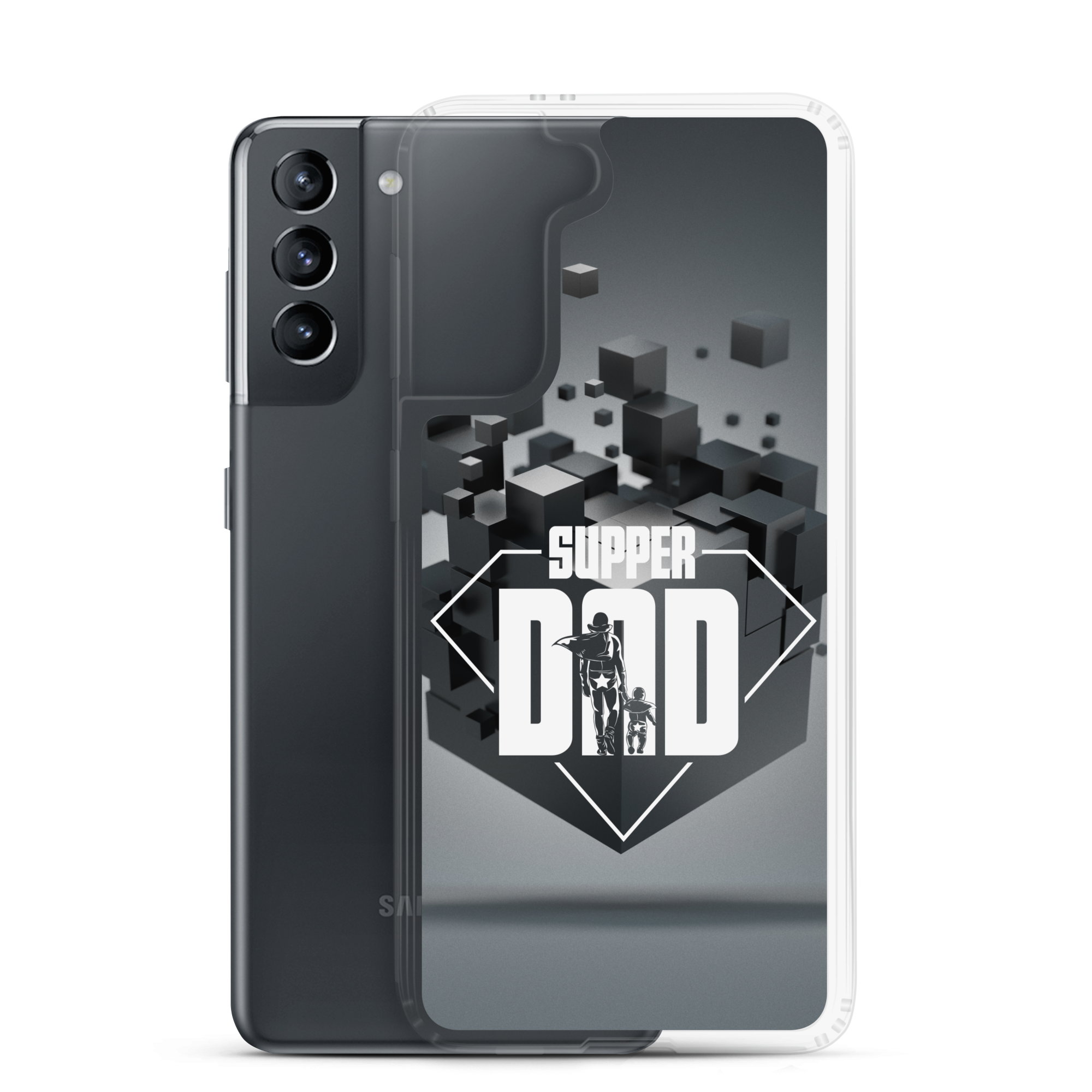 Super Dad Clear Case for Samsung®