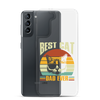 Best Cat Dad Ever Clear Case for Samsung®