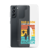 Dad And Son A Bond that can't Be Broken Clear Case for Samsung®