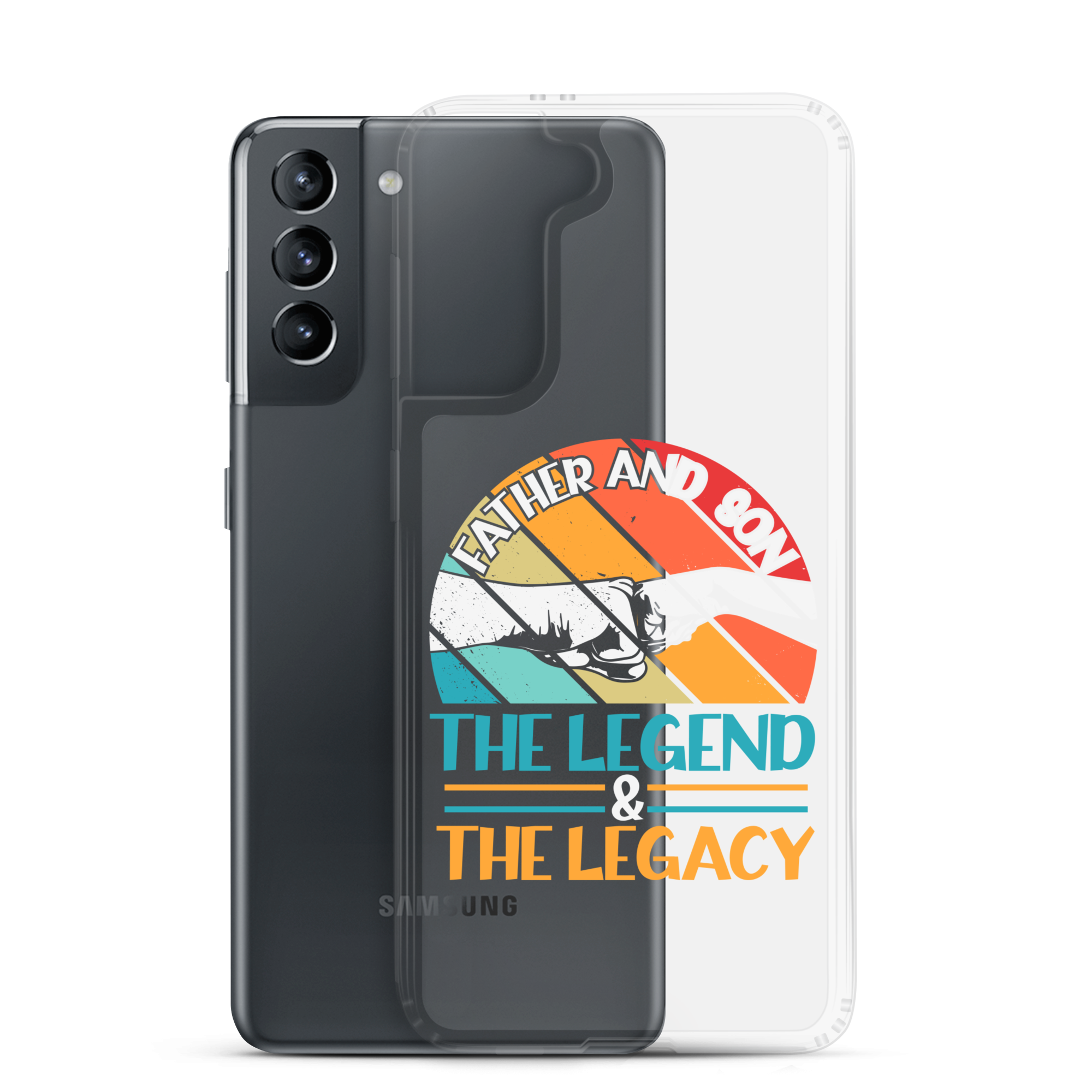 Father And Son The Legend And The Legacy Clear Case for Samsung®