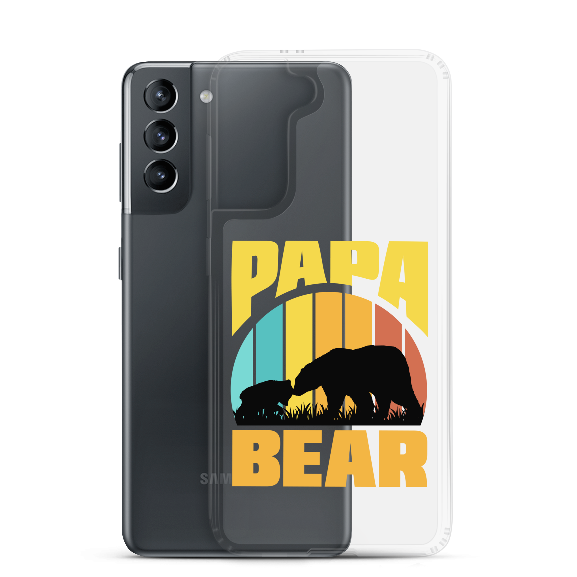 Papa Bear Clear Case for Samsung®