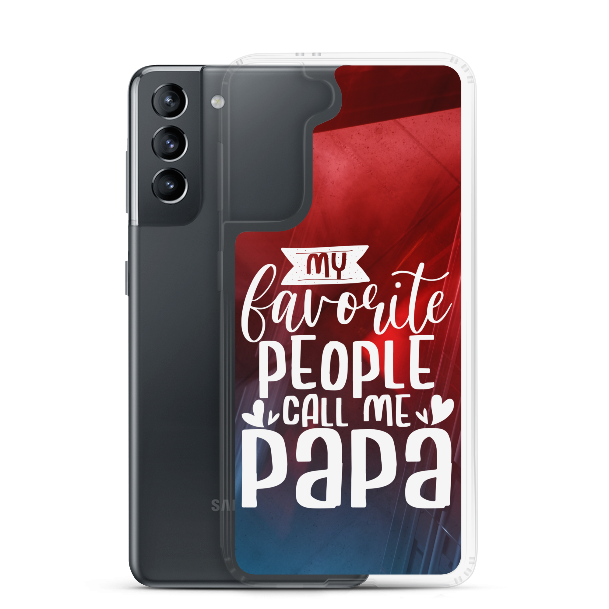 My Favorite People Call Me Papa Clear Case for Samsung®