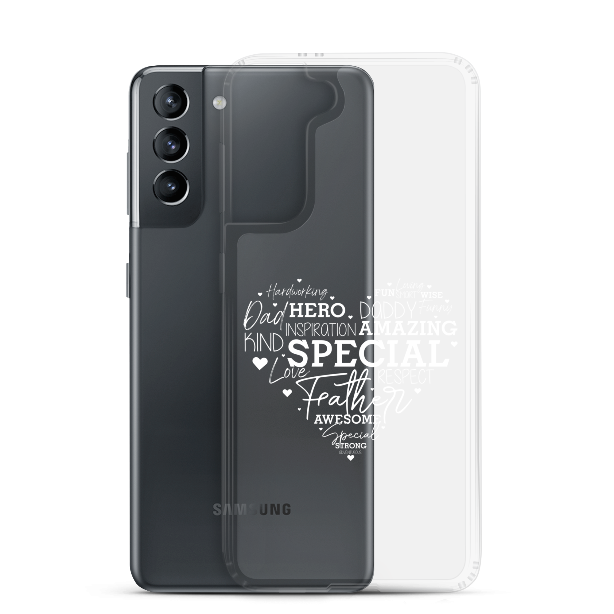 Father Special Hero Amazing Clear Case for Samsung®