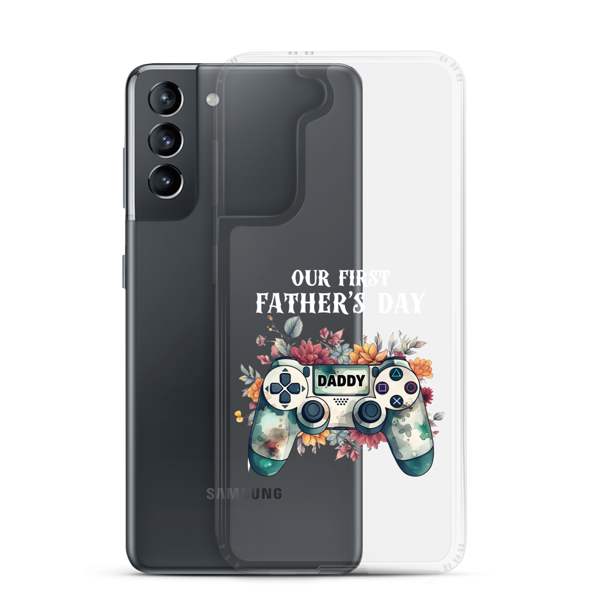 Our First Father's day Clear Case for Samsung®