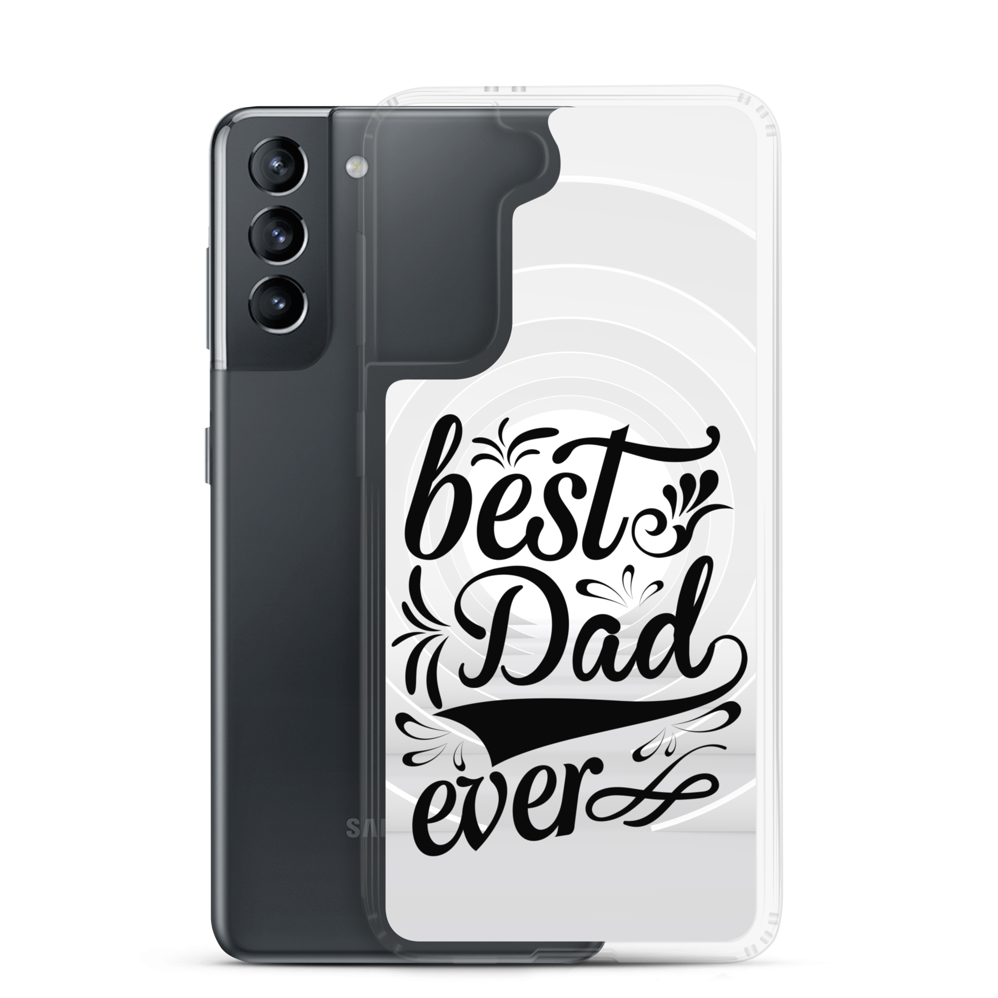 Best Dad Ever Clear Case for Samsung®