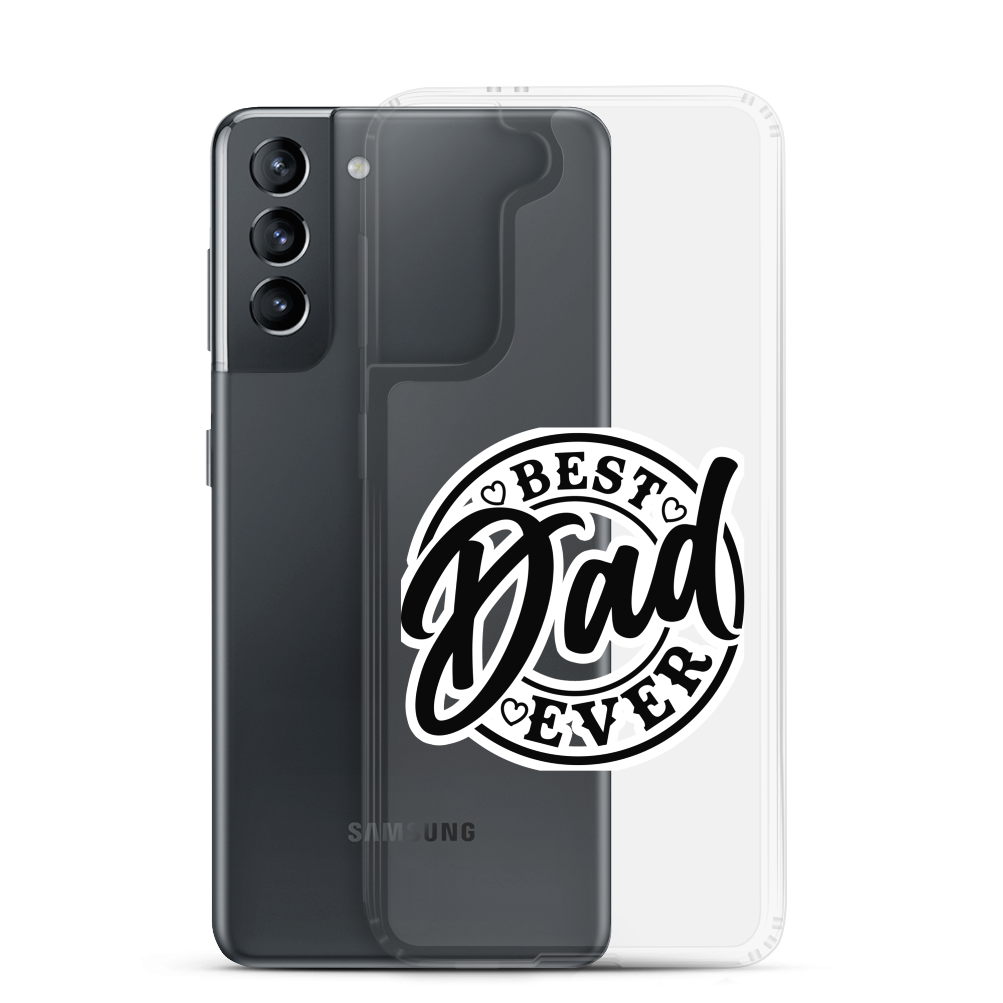 Best Dad Ever Clear Case for Samsung®